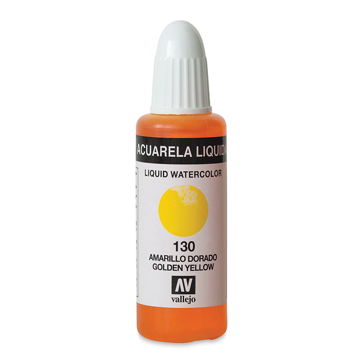 Vallejo Liquid Watercolor - Golden Yellow, 32 ml