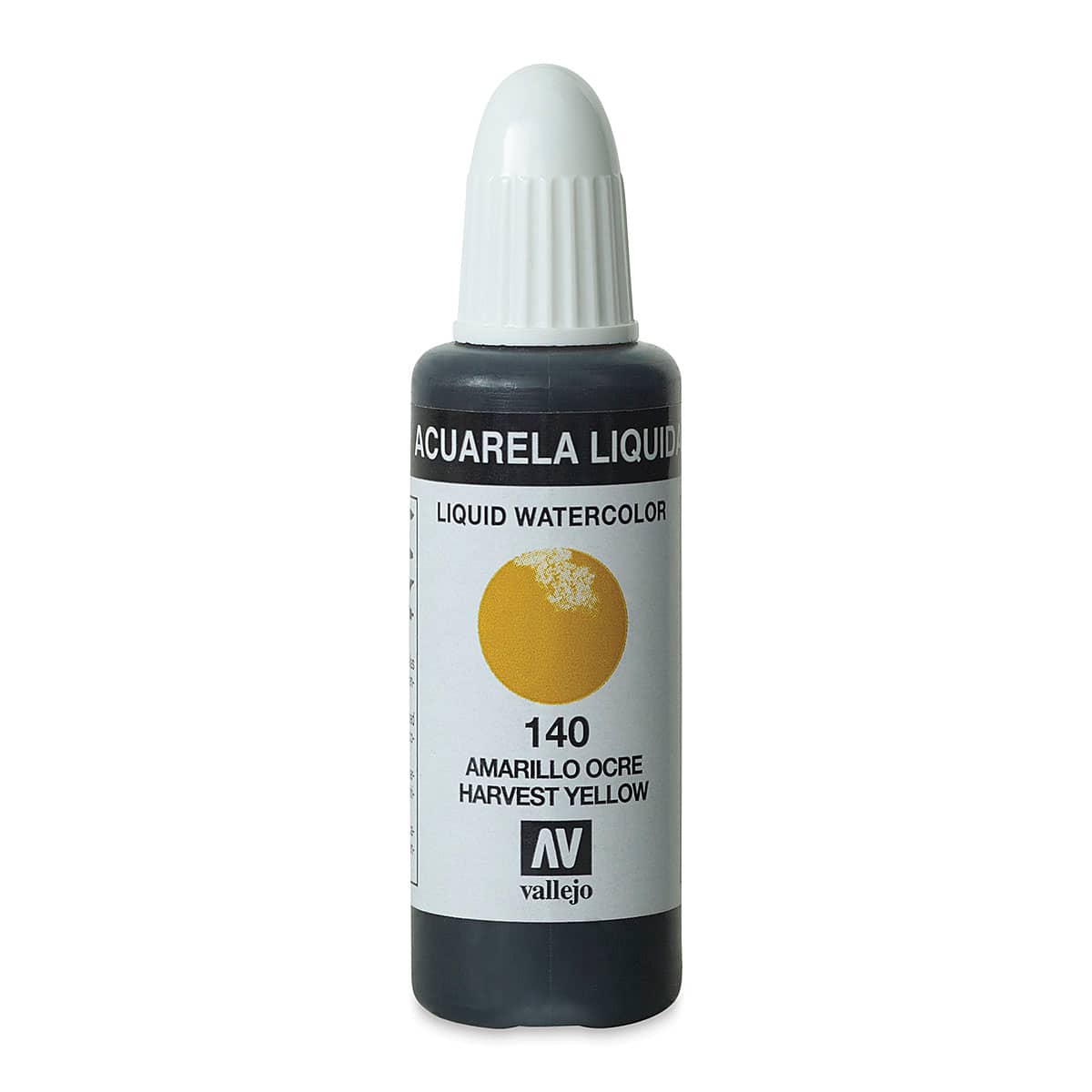 Vallejo Liquid Watercolor - Harvest Yellow, 32 ml
