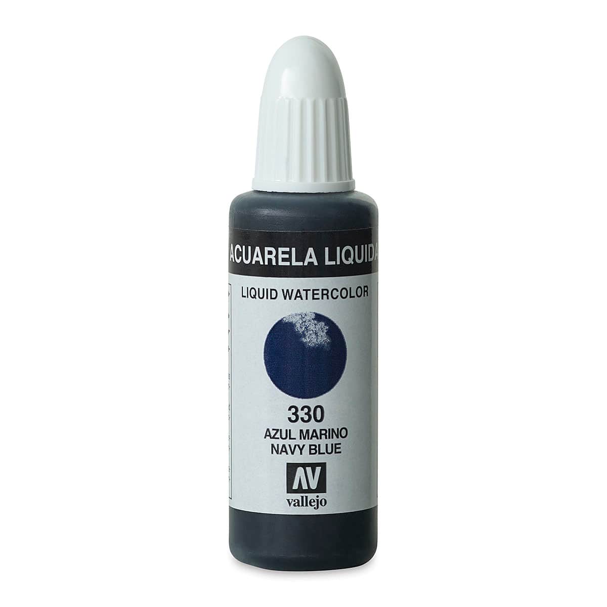 Vallejo Liquid Watercolor - Navy Blue, 32 ml