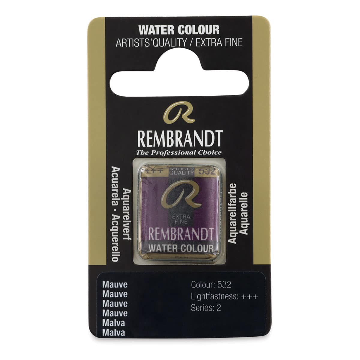 Rembrandt Watercolor Half Pan - Mauve