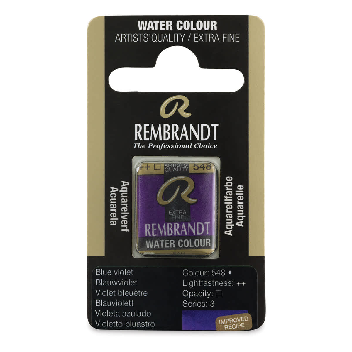 Rembrandt Watercolor Half Pan - Blue Violet