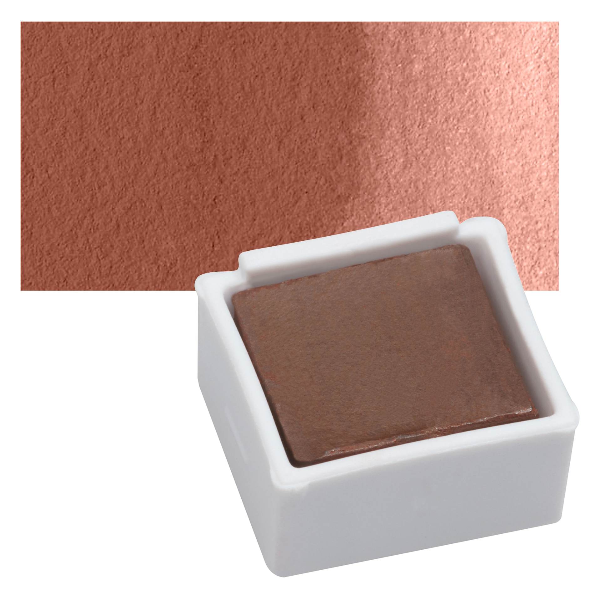 Derwent Graphitint Paint Pan - Autumn Brown pan and swatch