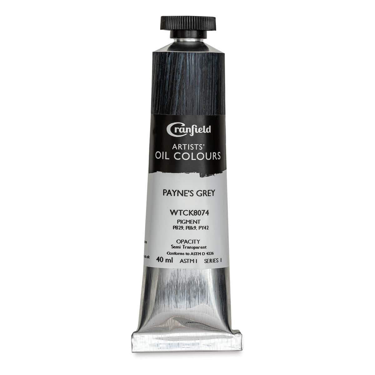 Cranfield Artists' Oils - Payne's Grey, 40 ml, Tube
