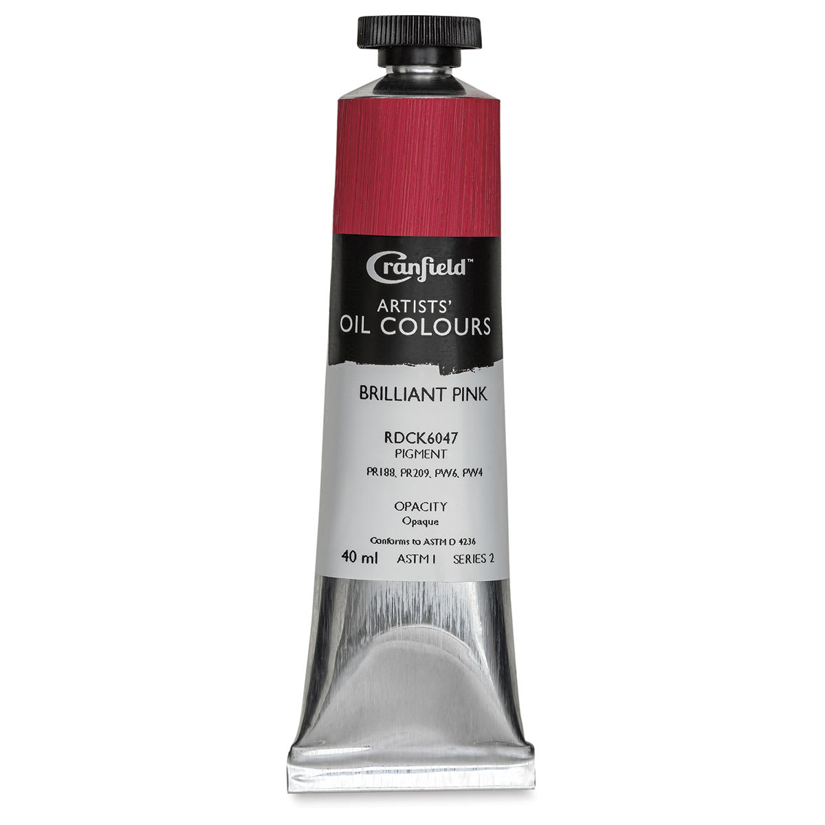 Cranfield Artists' Oils - Brilliant Pink, 40 ml, Tube