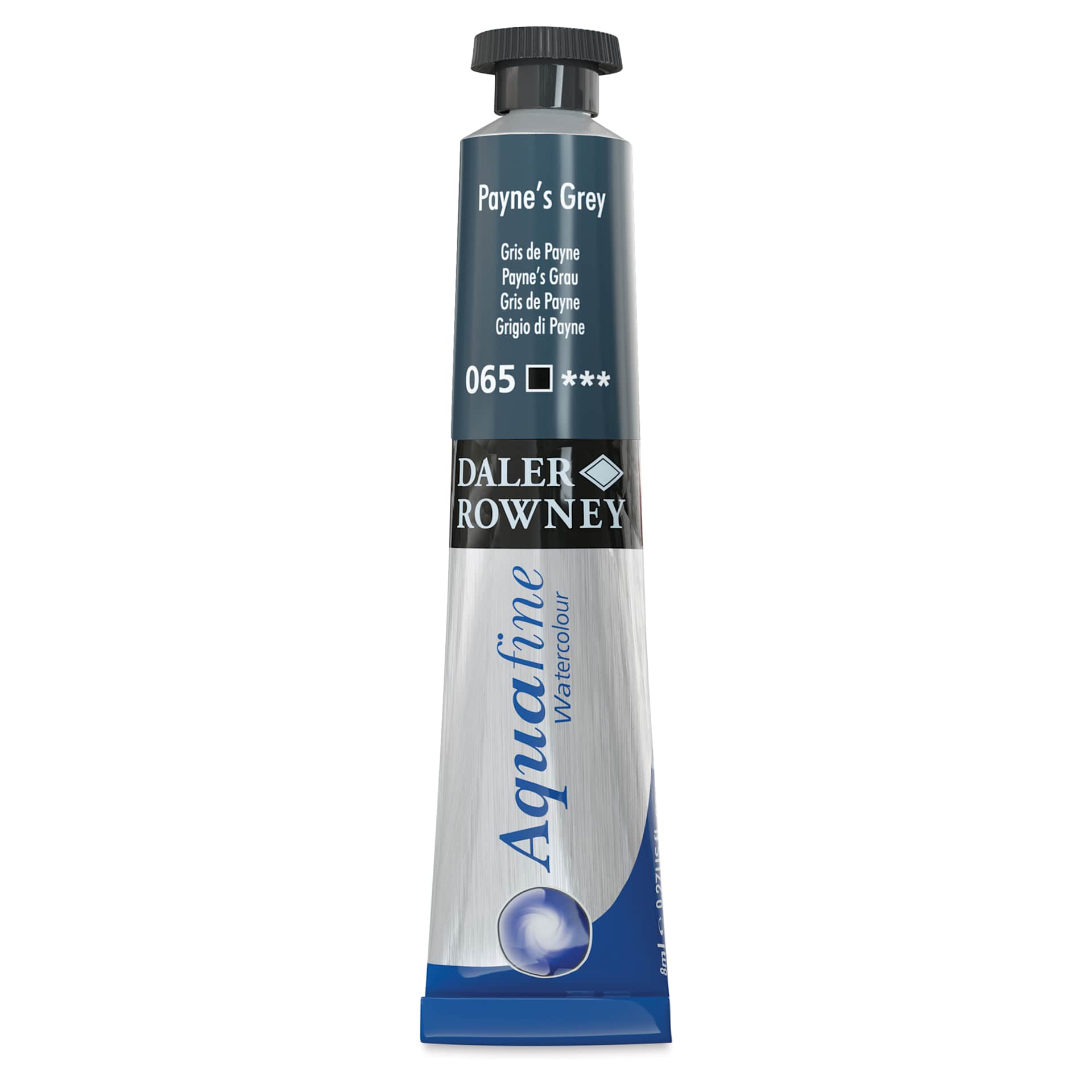 Daler-Rowney Aquafine Watercolors and Sets - Payne's Grey, 8 ml, Tube