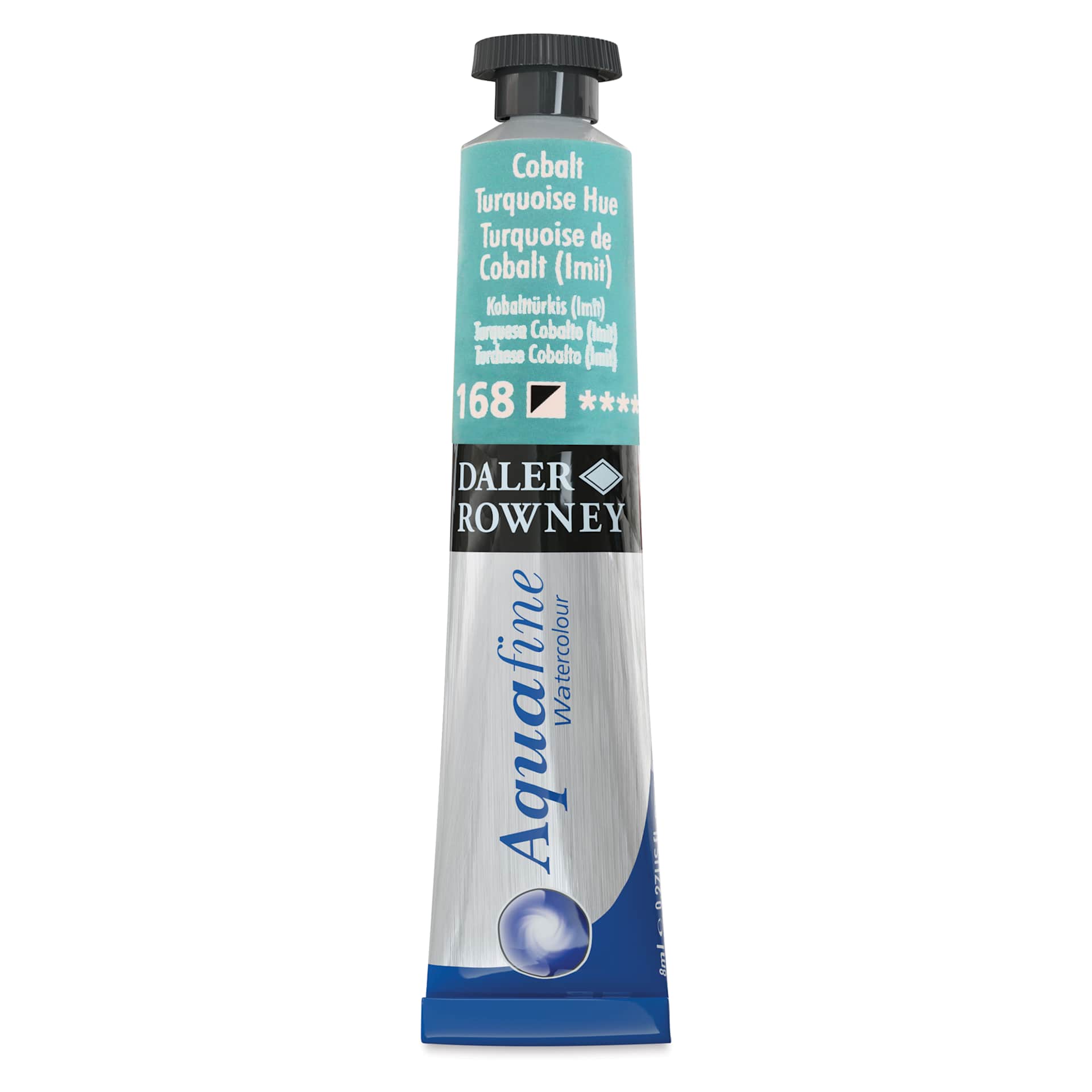 Daler-Rowney Aquafine Watercolor - Cobalt Turquoise Hue, 8 ml Tube
