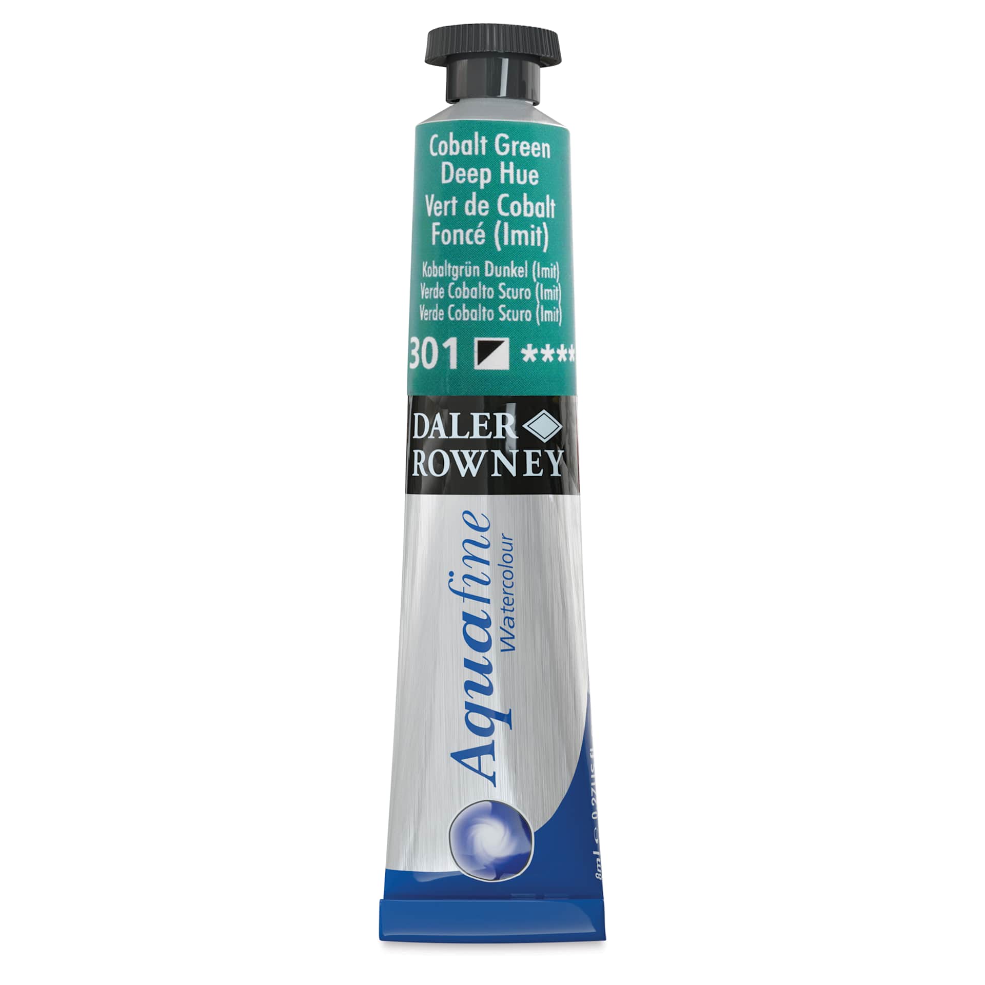 Daler-Rowney Aquafine Watercolor - Cobalt Green Deep, 8 ml Tube