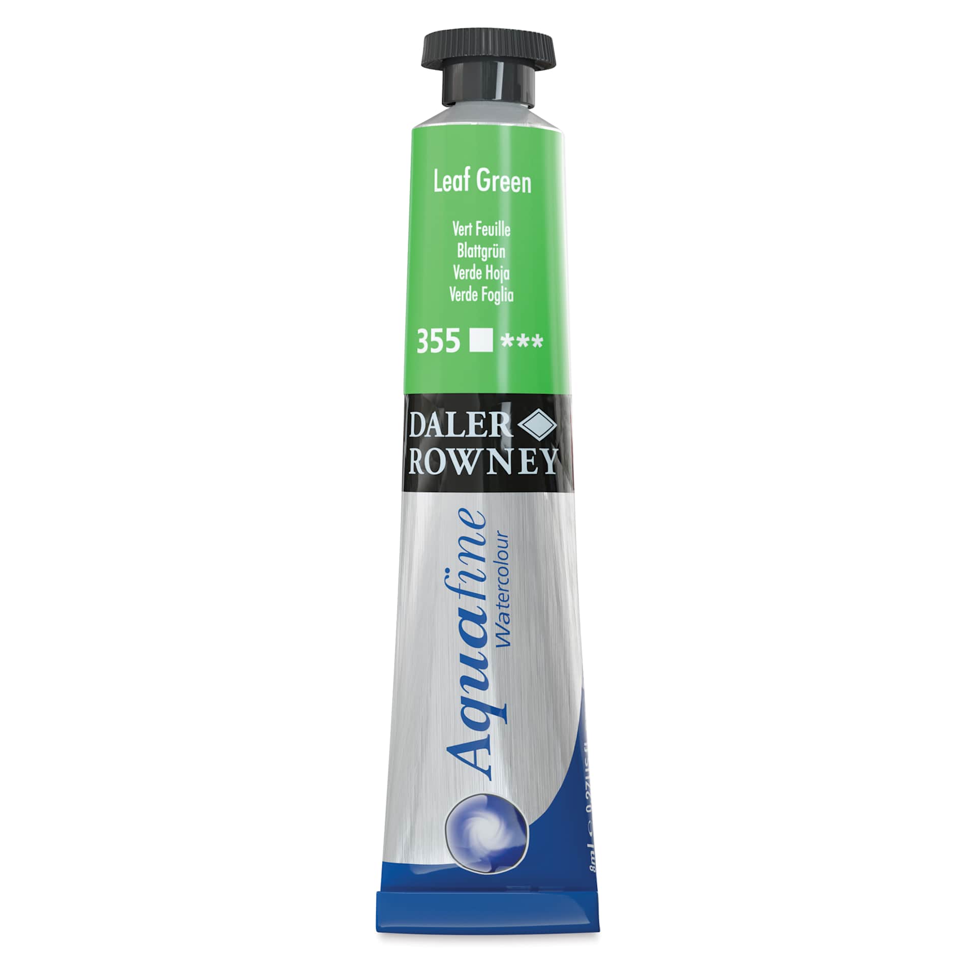 Daler-Rowney Aquafine Watercolor - Leaf Green, 8 ml Tube