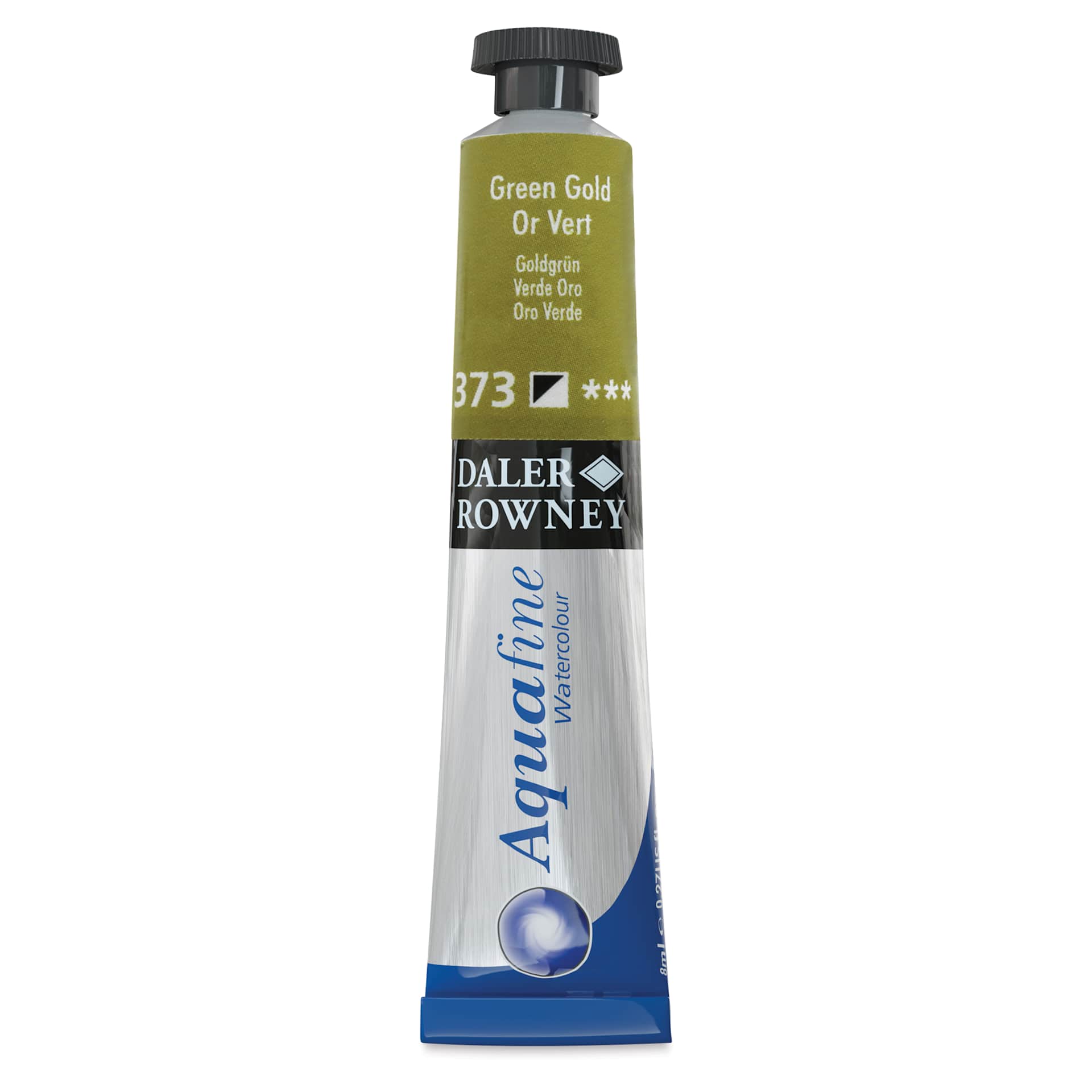 Daler-Rowney Aquafine Watercolor - Green Gold, 8 ml Tube