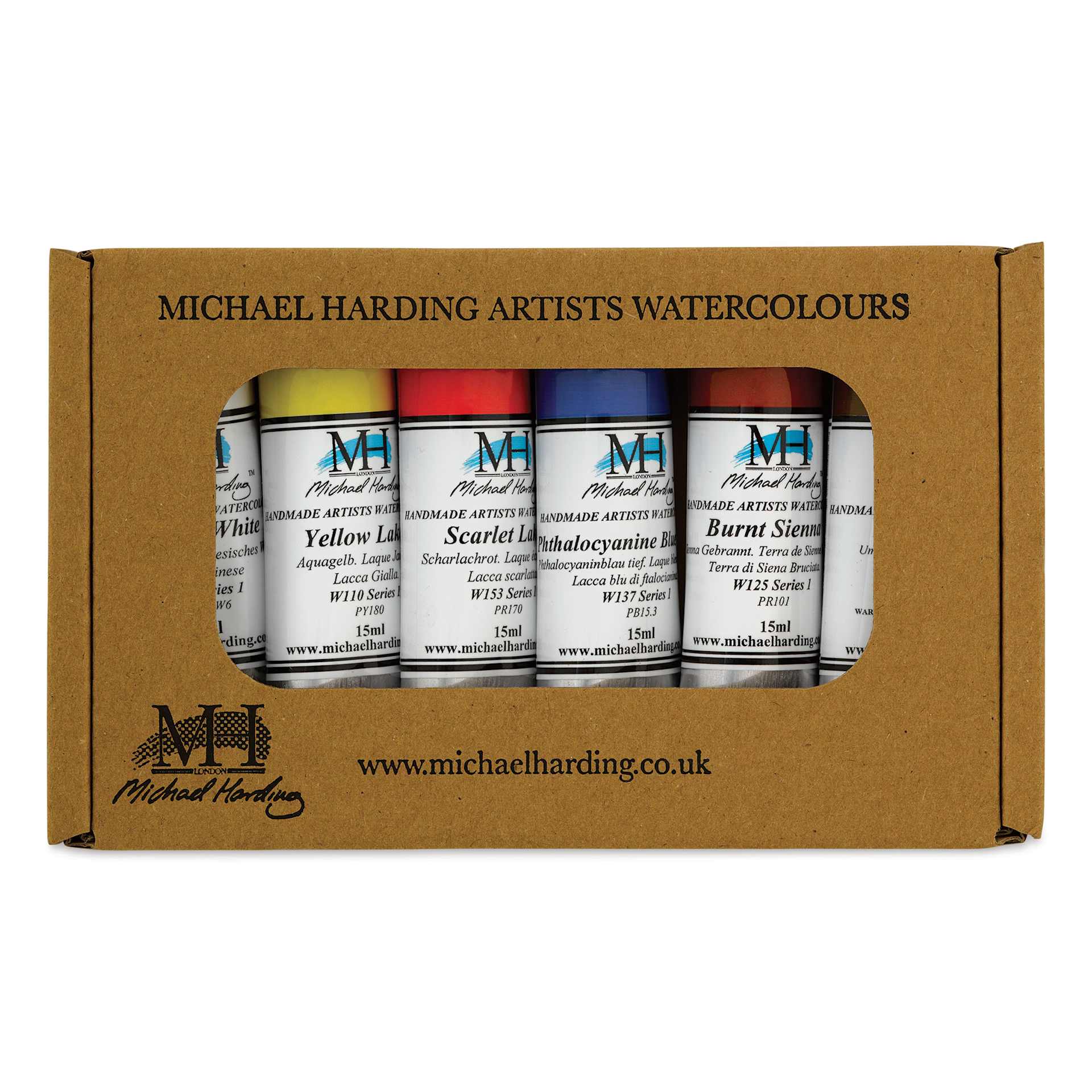 Michael Harding Artists Watercolors - MH Primary, Set of 6, 15 ml