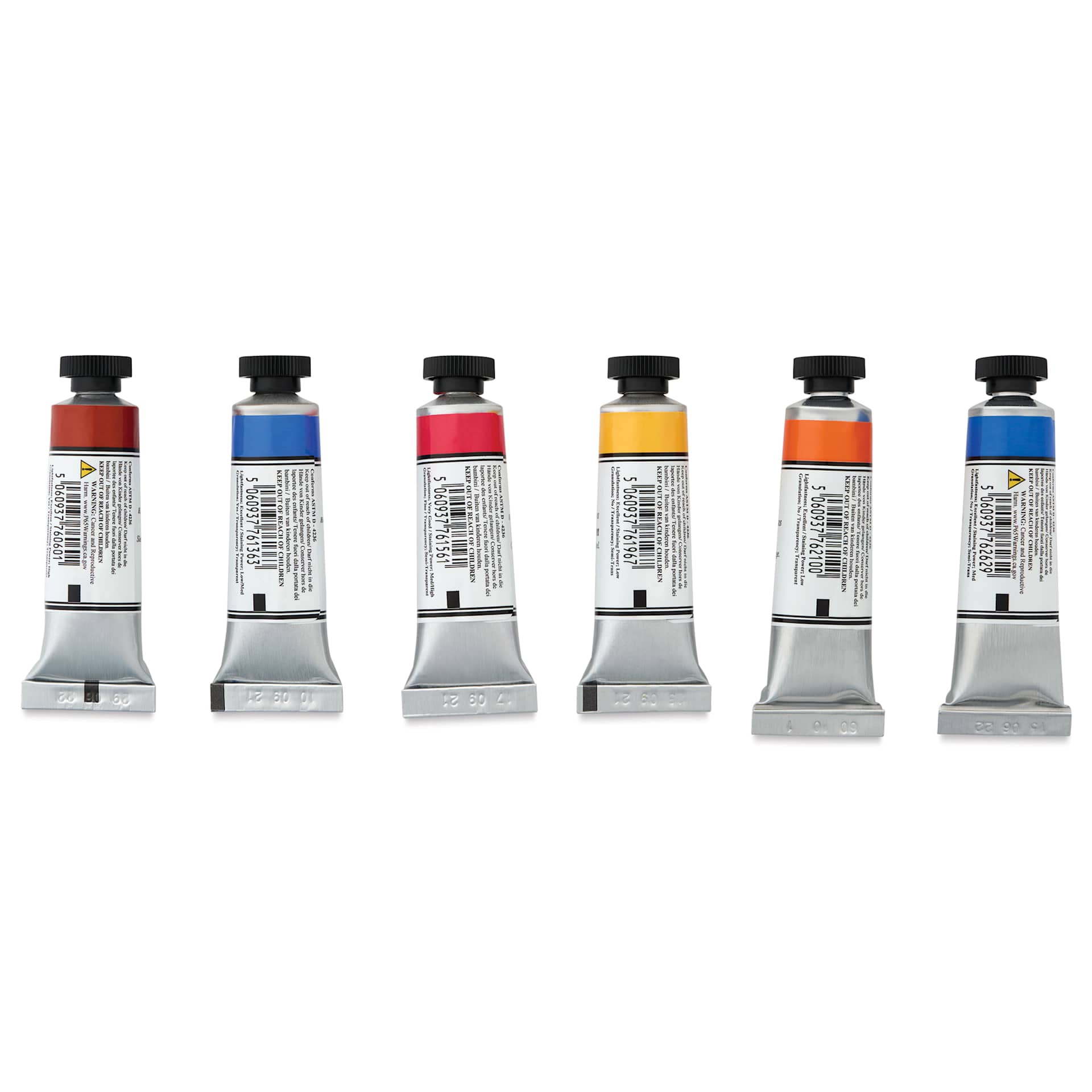 Michael Harding Artists Watercolors - Set of 6, Brienne Brown Essentials, 15 ml back