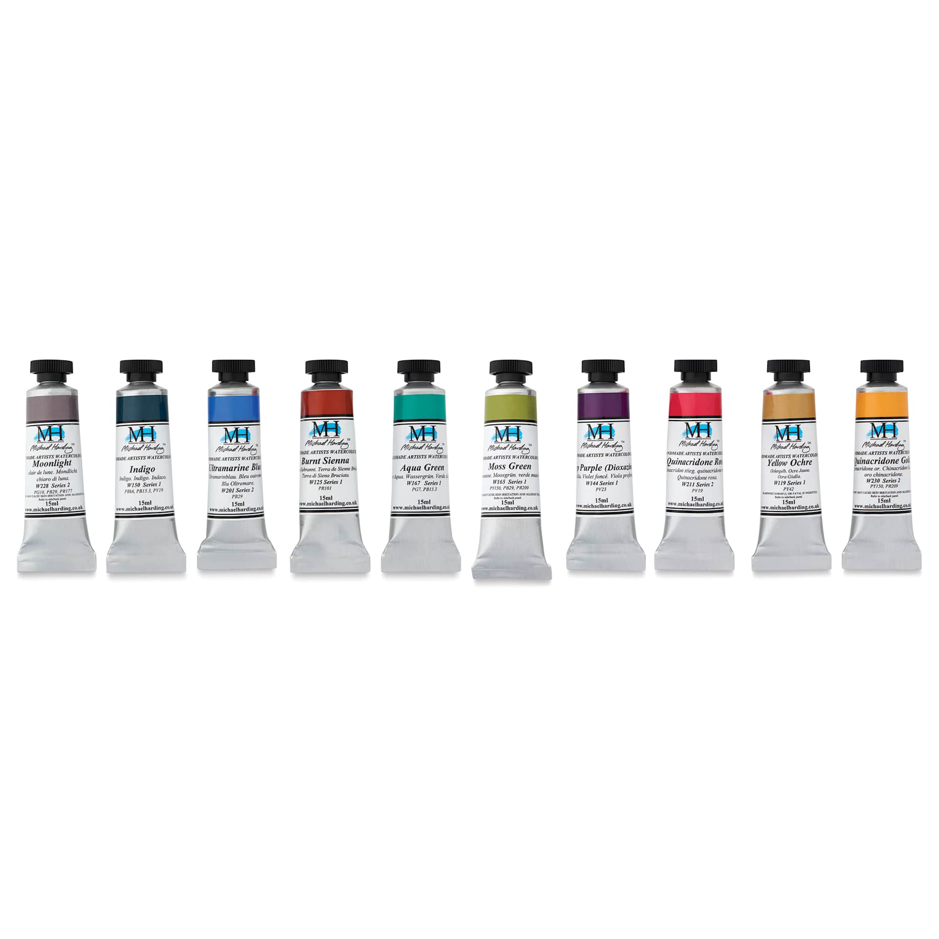 Michael Harding Artists Watercolors - Set of 10, South African Landscape, 15 ml
