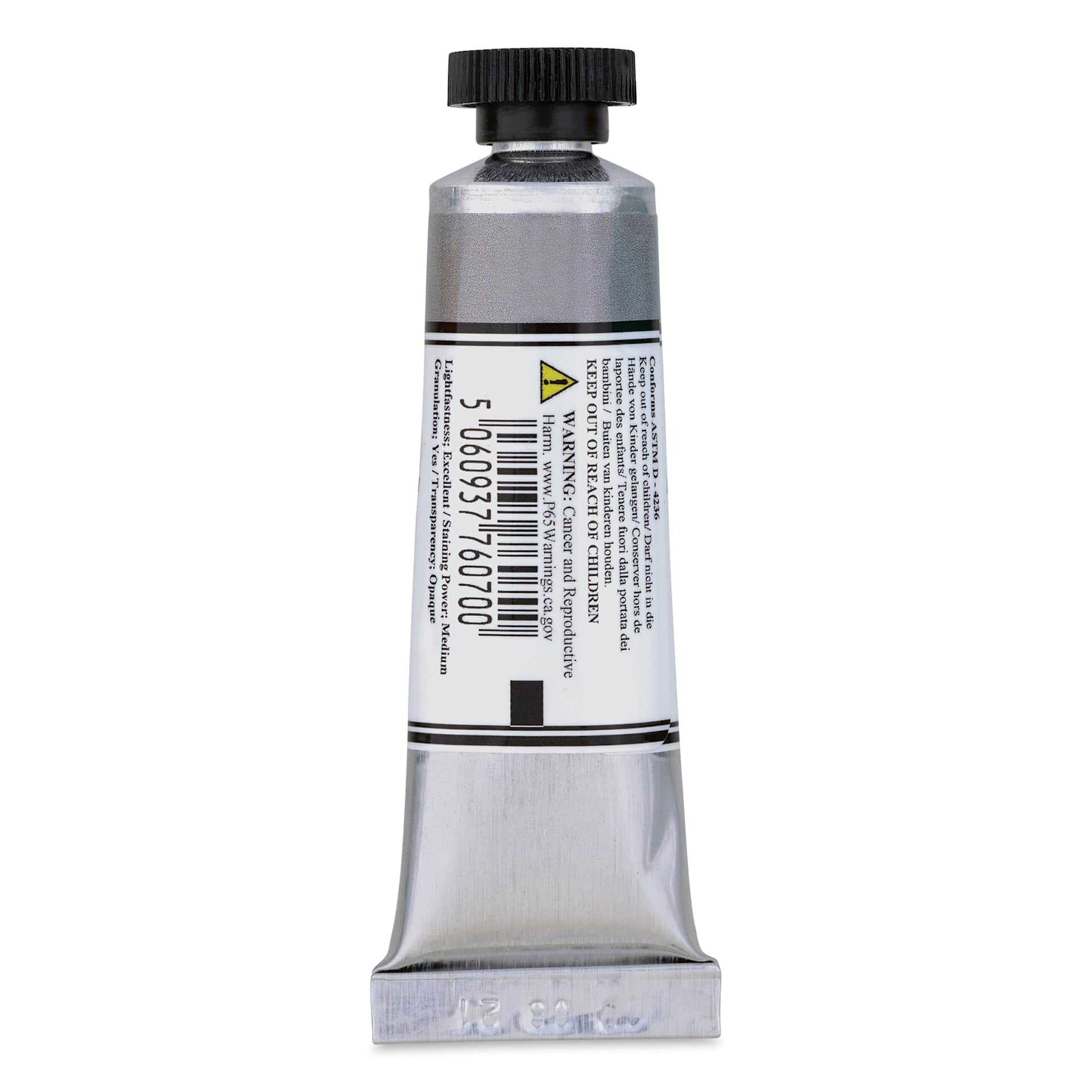 Michael Harding Artists Watercolor - Neutral Grey (N5), 15 ml back