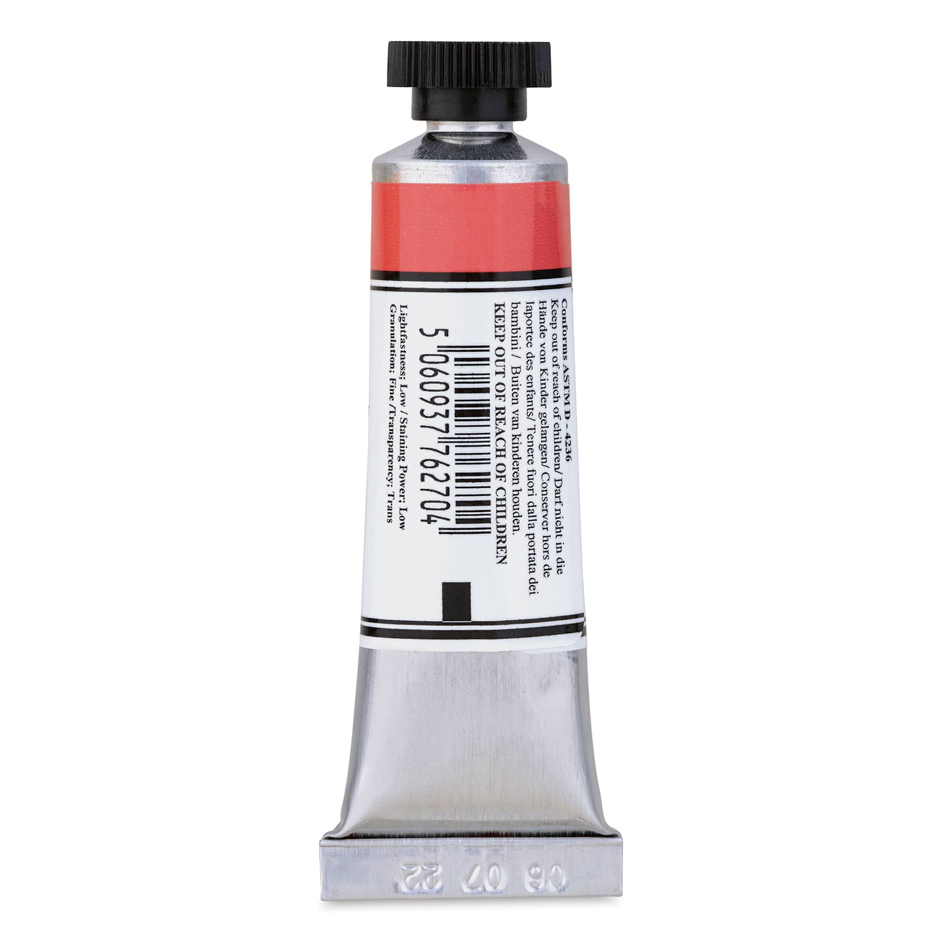 Michael Harding Artists Watercolor - Rose Madder, 15 ml back
