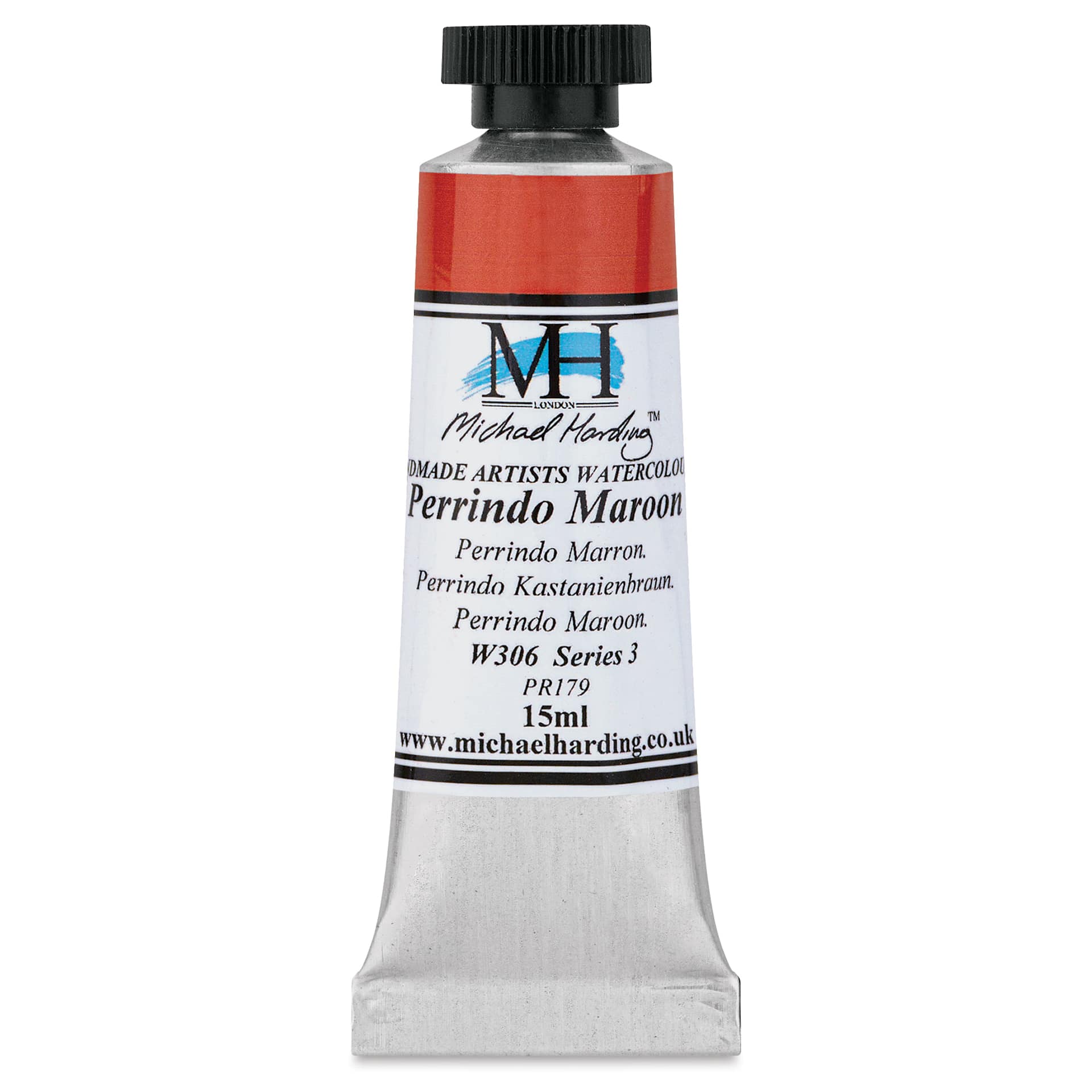 Michael Harding Artists Watercolor - Perrindo Maroon, 15 ml