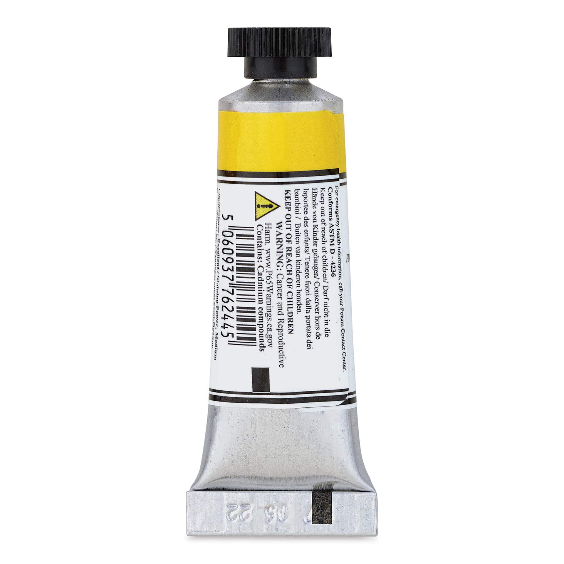 Michael Harding Artists Watercolor - Cadmium Yellow, 15 ml back