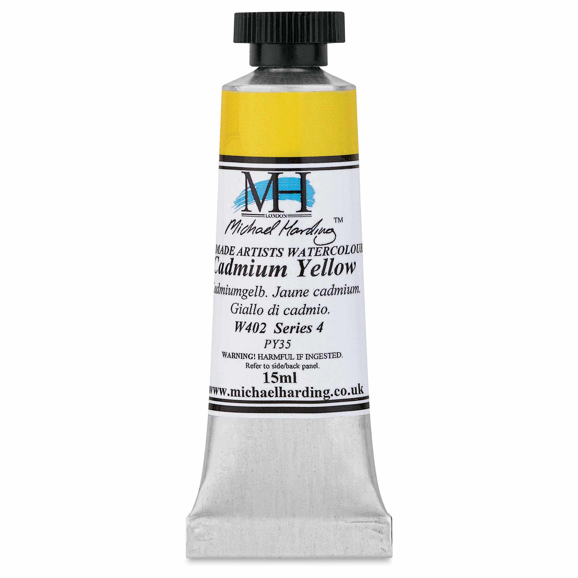 Michael Harding Artists Watercolor - Cadmium Yellow, 15 ml