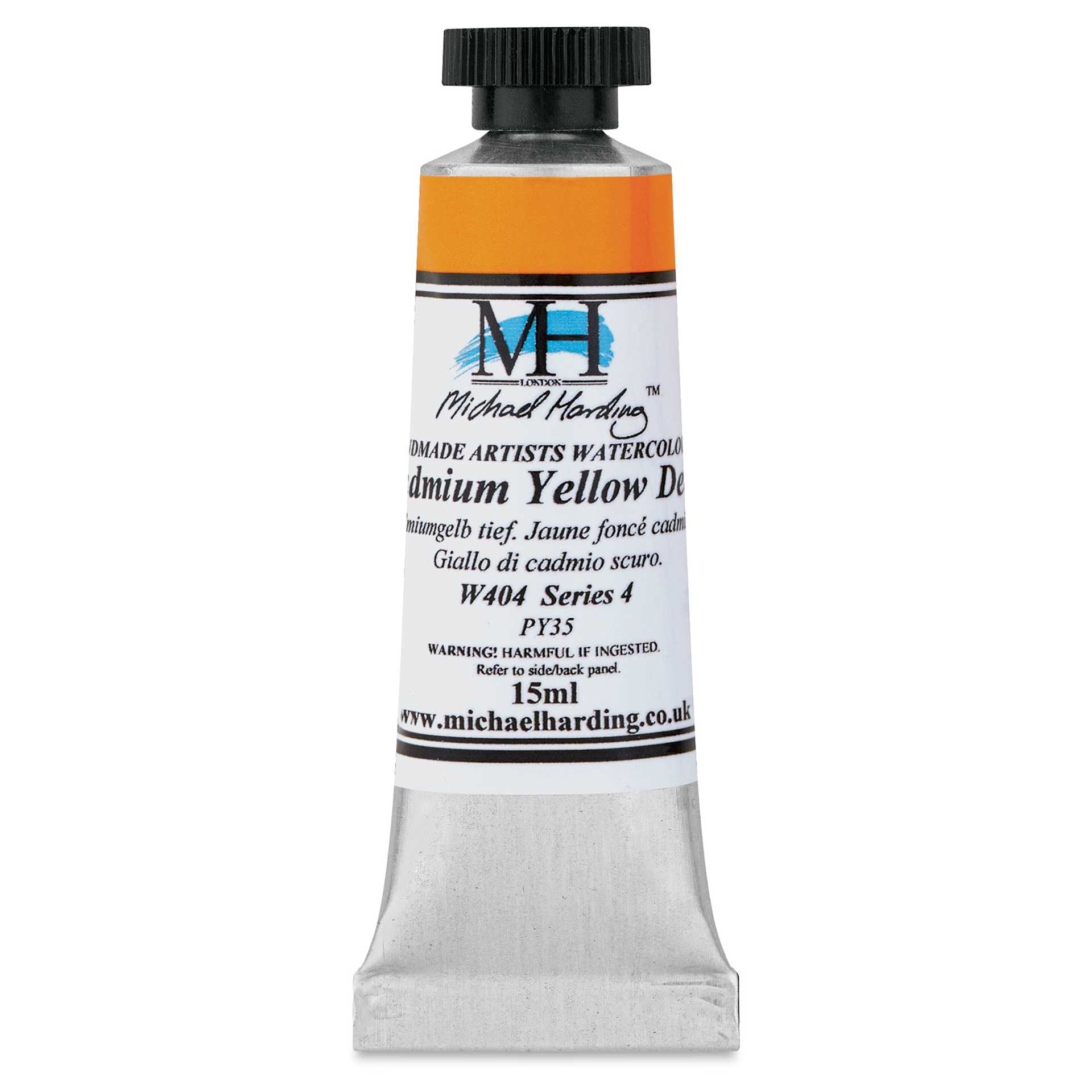 Michael Harding Artists Watercolor - Cadmium Yellow Deep, 15 ml