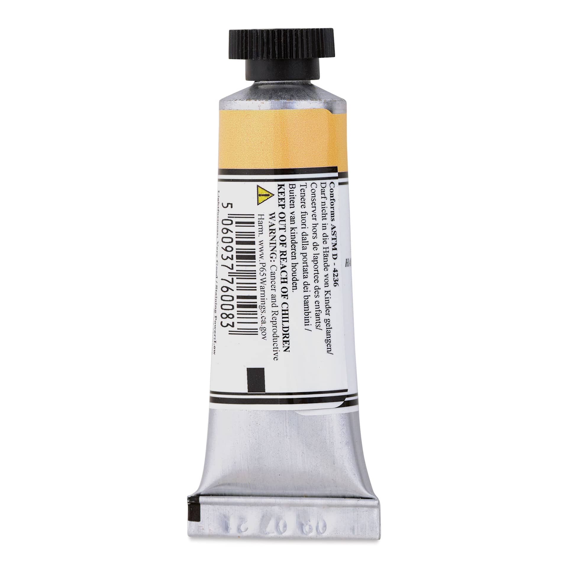 Michael Harding Artists Watercolor - Warm Yellow, 15 ml back