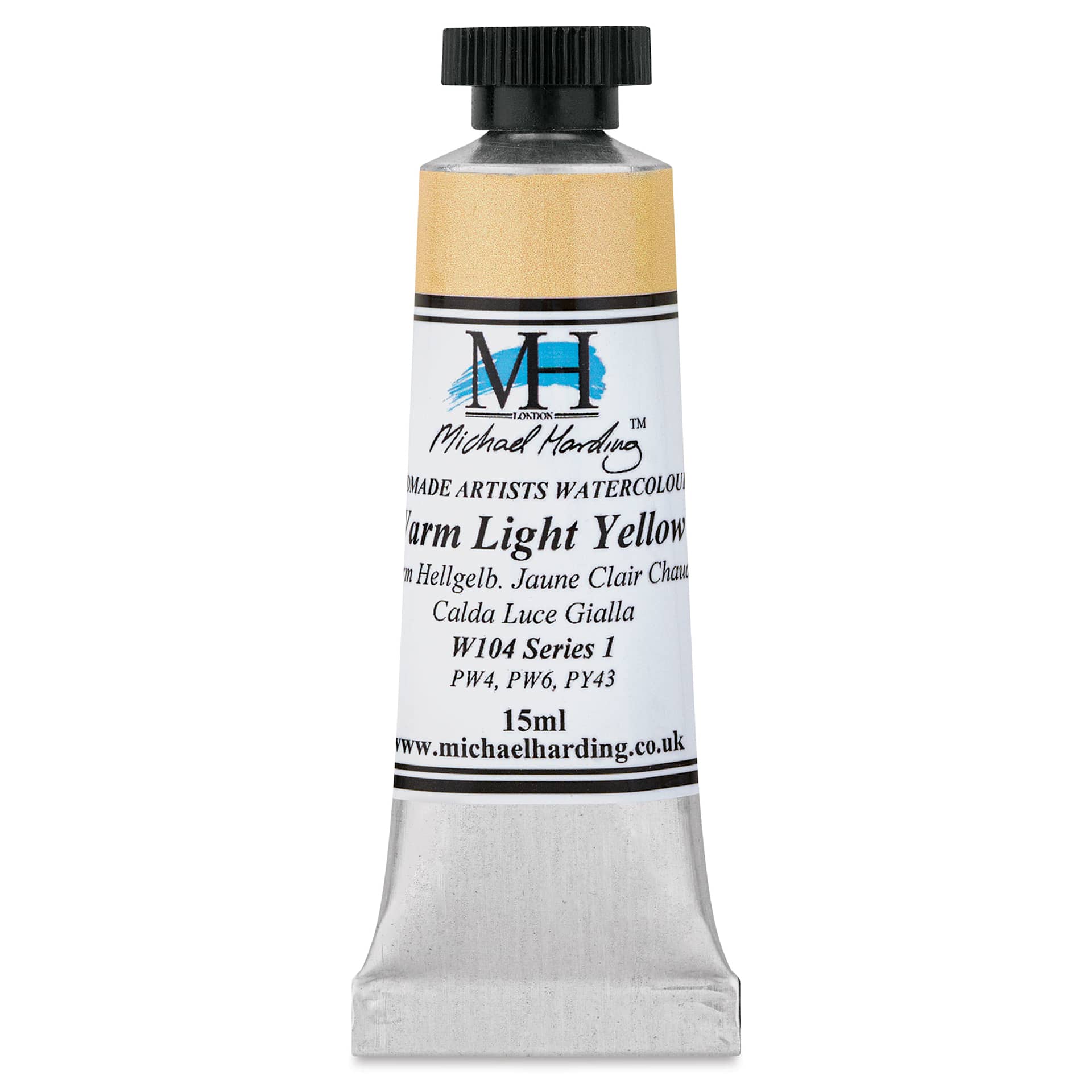 Michael Harding Artists Watercolor - Warm Light Yellow, 15 ml