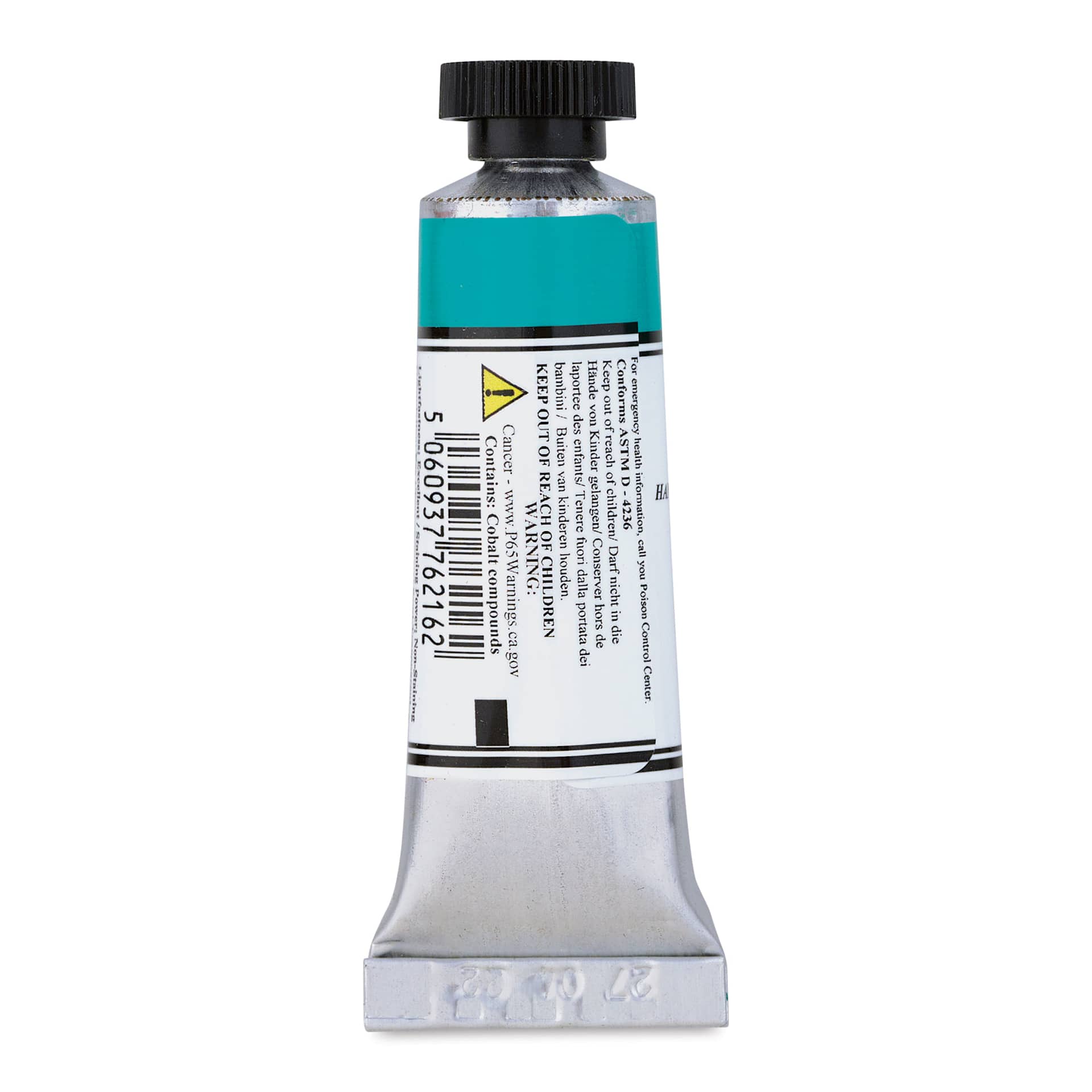 Michael Harding Artists Watercolor - Cobalt Teal, 15 ml back