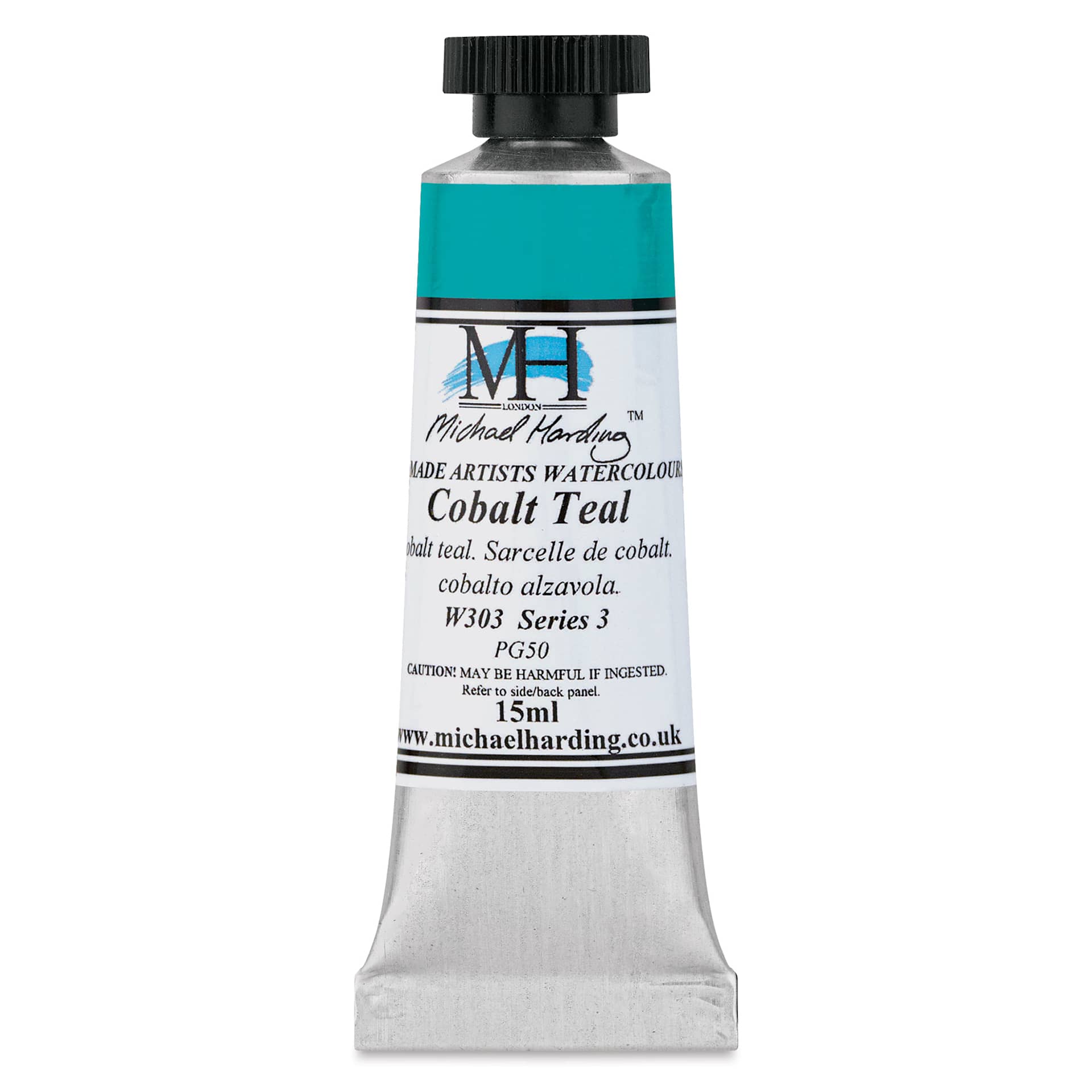 Michael Harding Artists Watercolor - Cobalt Teal, 15 ml