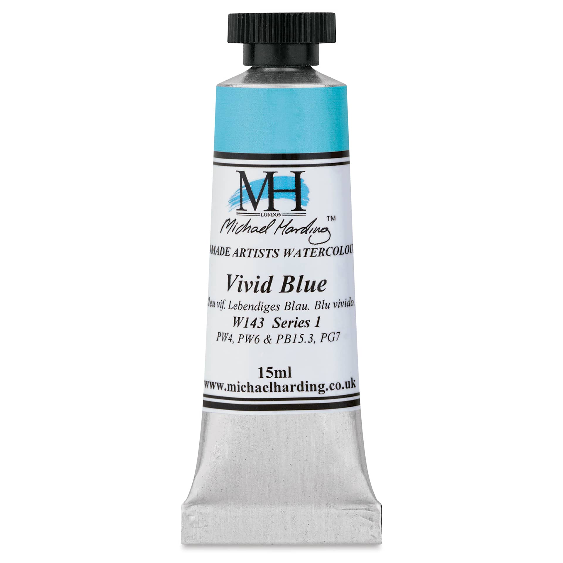 Michael Harding Artists Watercolor - Vivid Blue, 15 ml