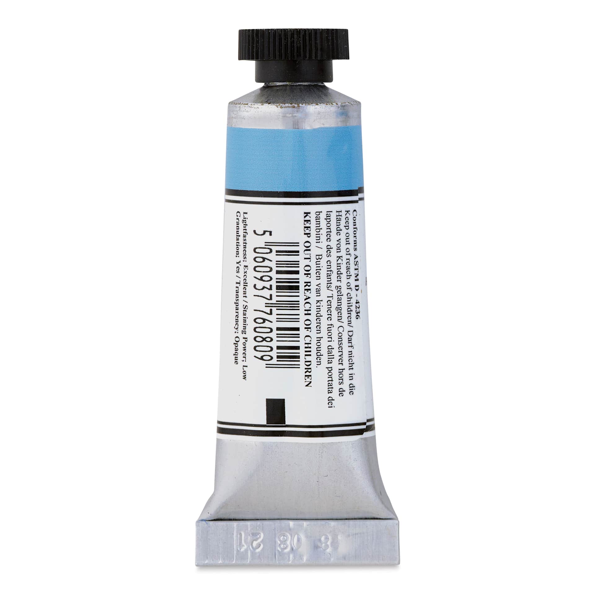Michael Harding Artists Watercolor - Kings Blue Light, 15 ml back