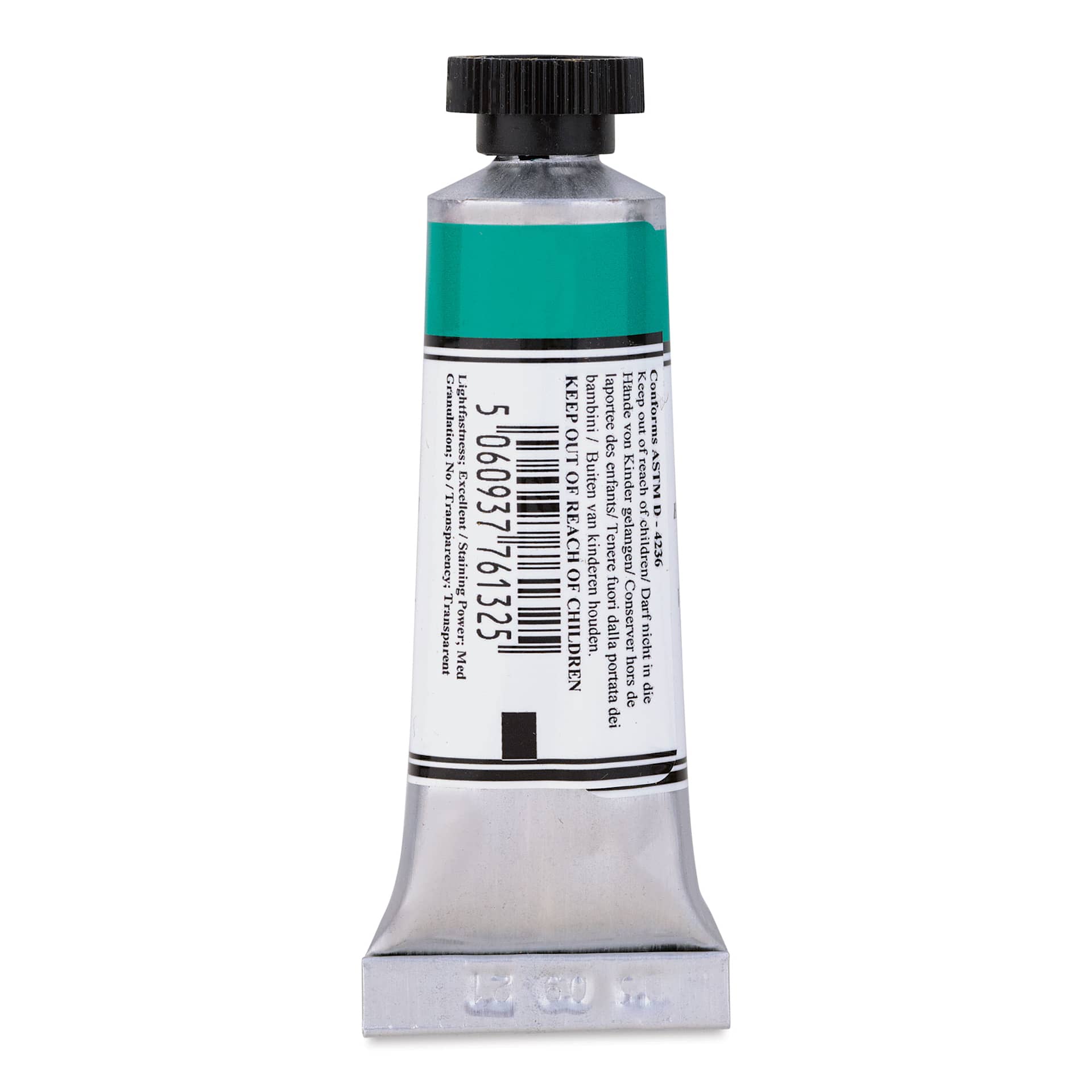 Michael Harding Artists Watercolor - Aqua Green, 15 ml back