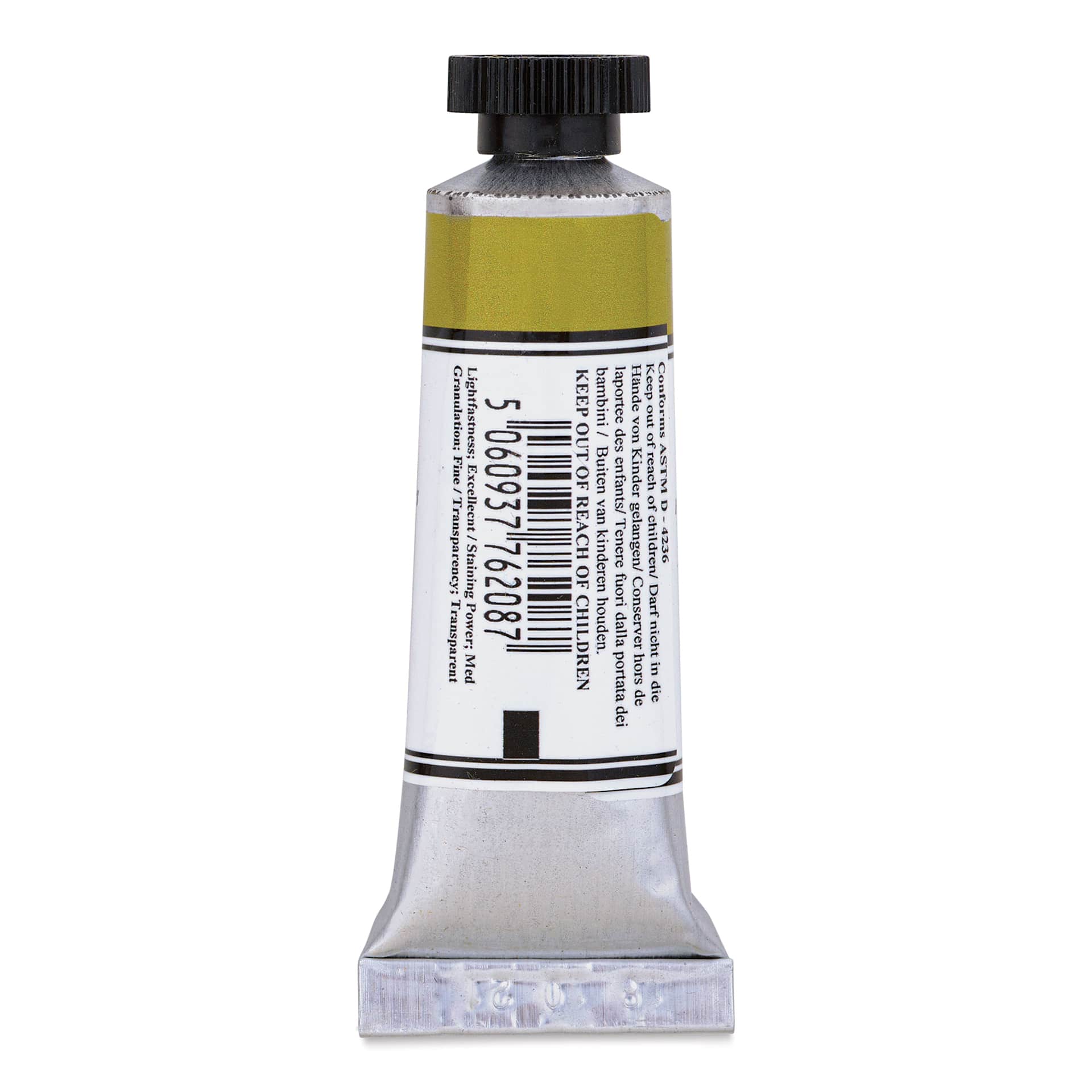 Michael Harding Artists Watercolor - Green Gold, 15 ml back