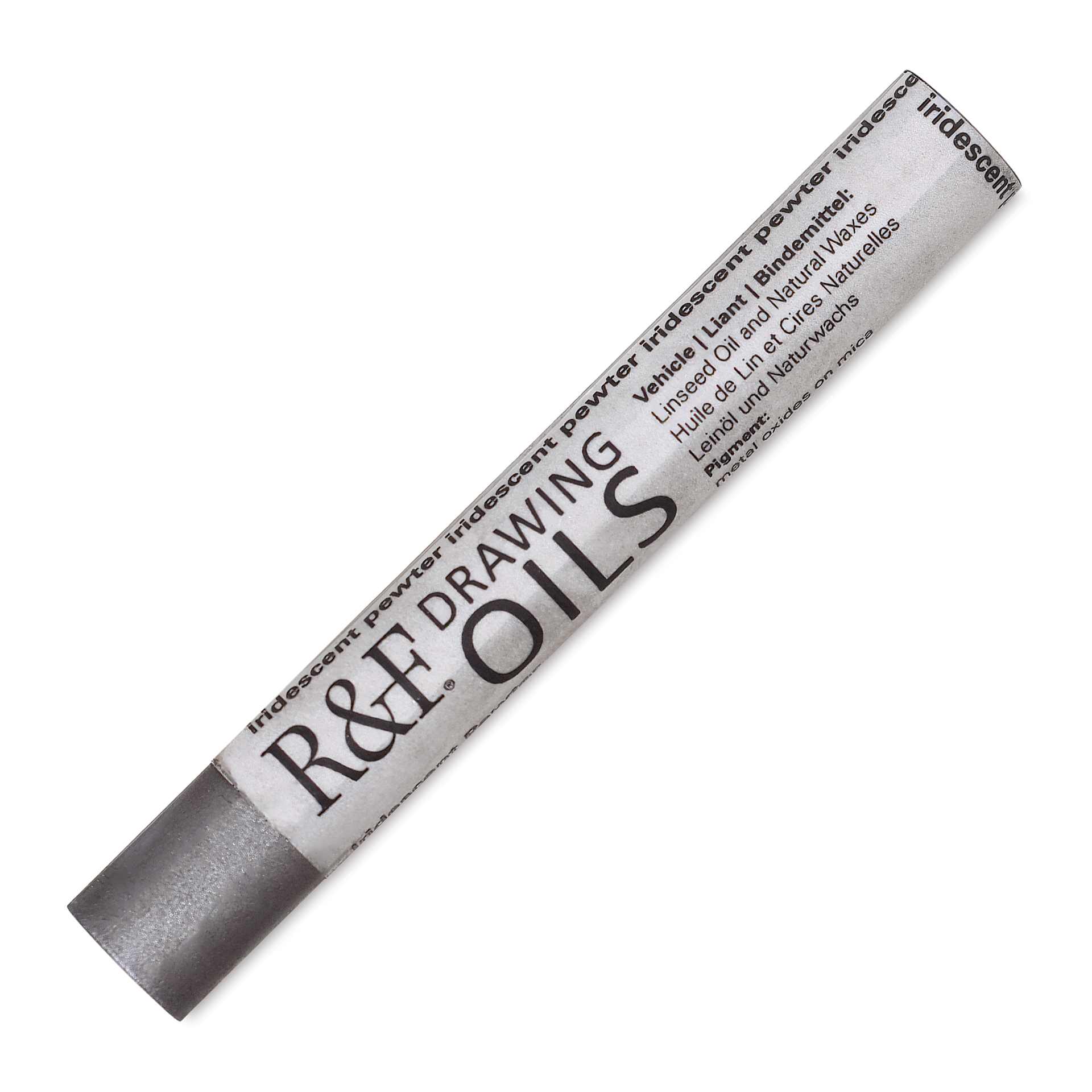 R&F Drawing Oil Stick -Iridescent Pewter, 12 ml
