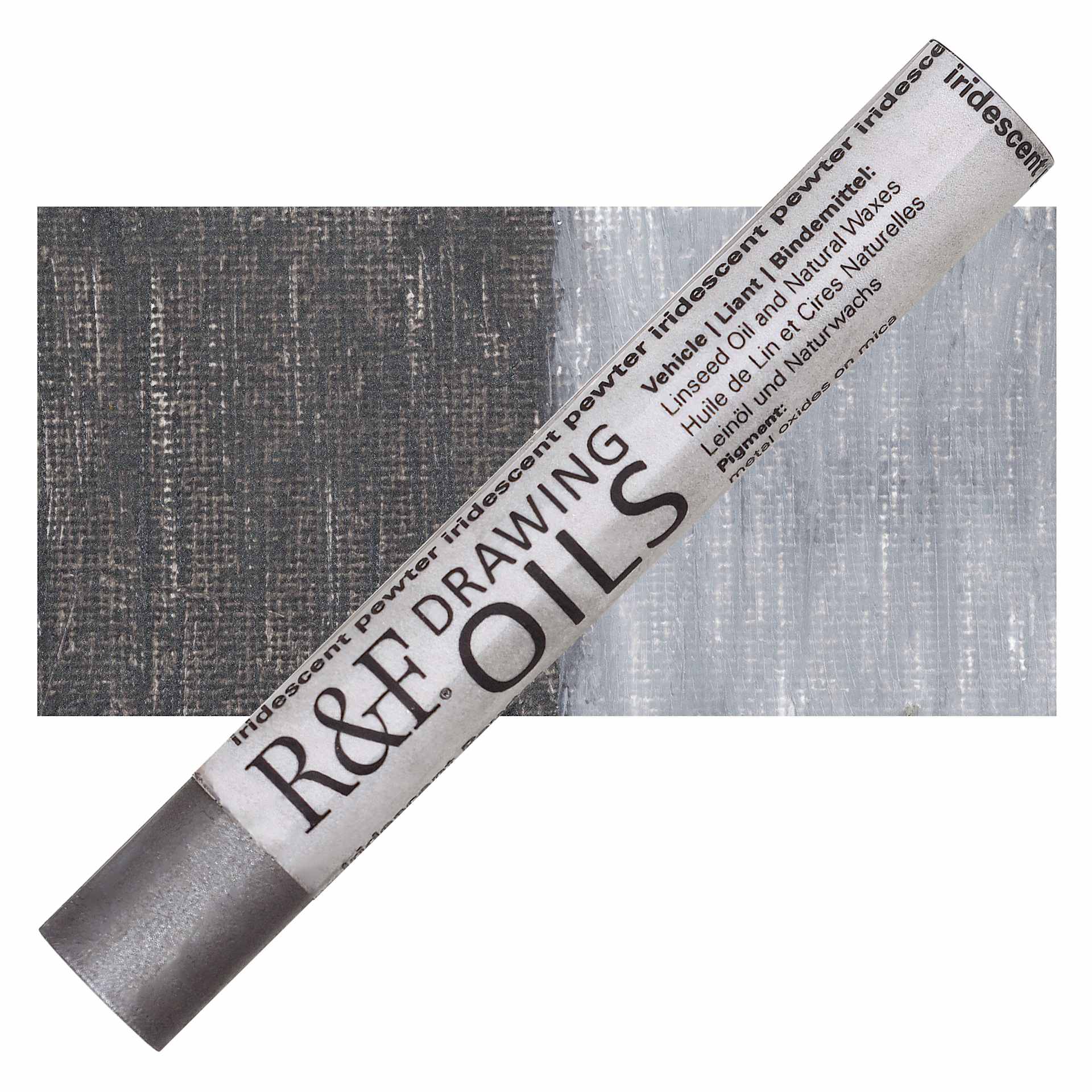 R&F Drawing Oil Stick -Iridescent Pewter, 12 ml