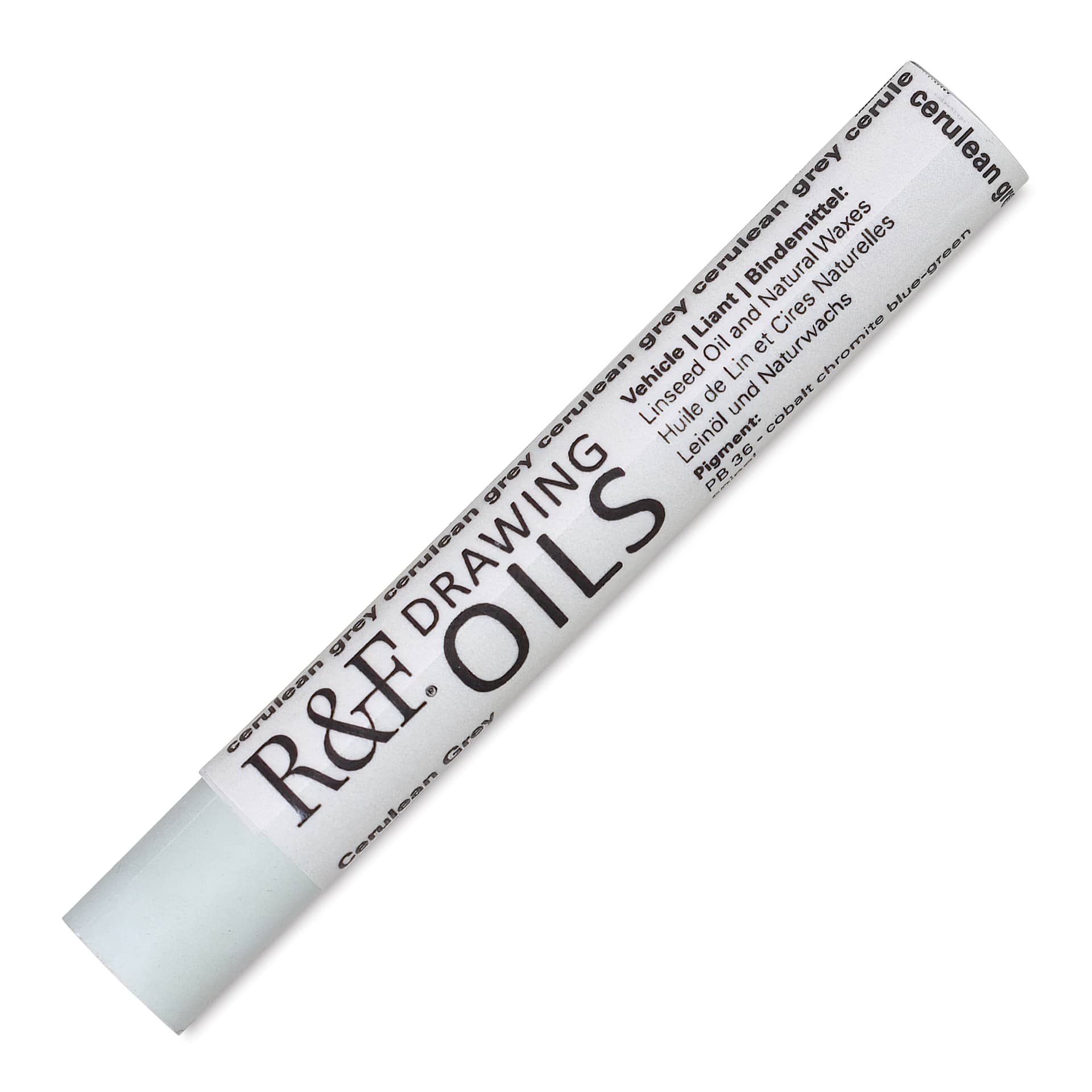R&F Drawing Oil Stick - Cerulean Grey, 12 ml