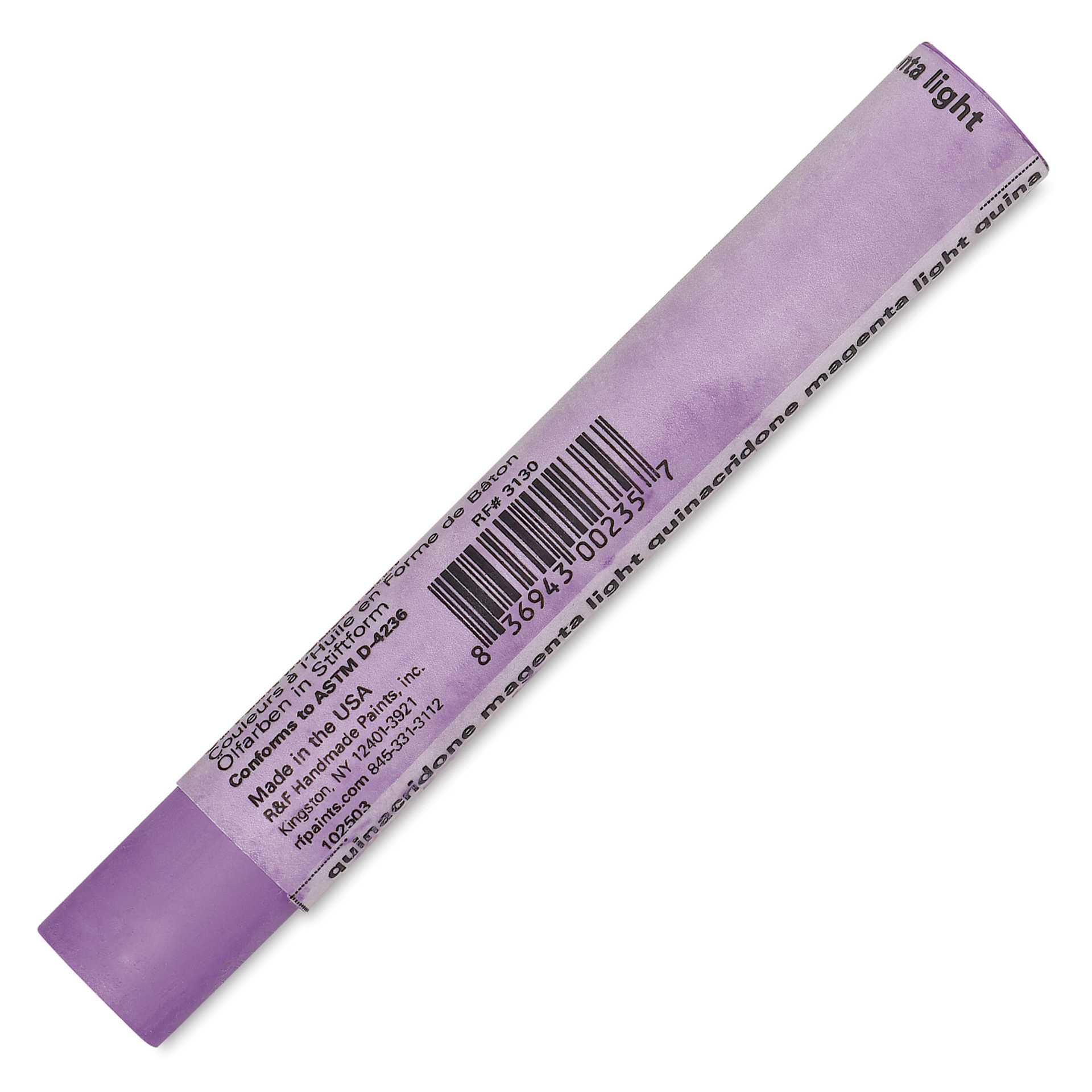R&F Drawing Oil Stick - Quinacridone Magenta Light, 12 ml