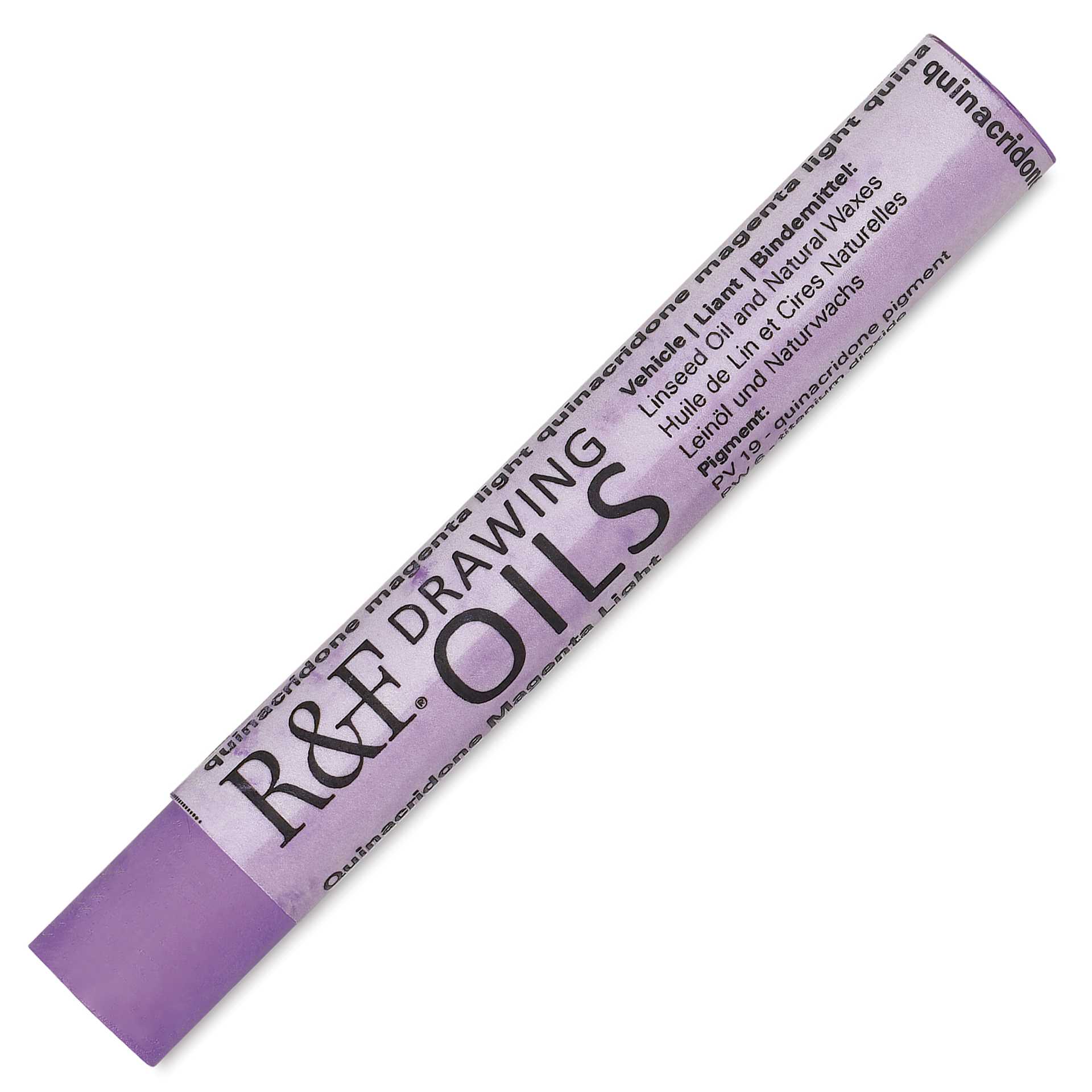 R&F Drawing Oil Stick - Quinacridone Magenta Light, 12 ml
