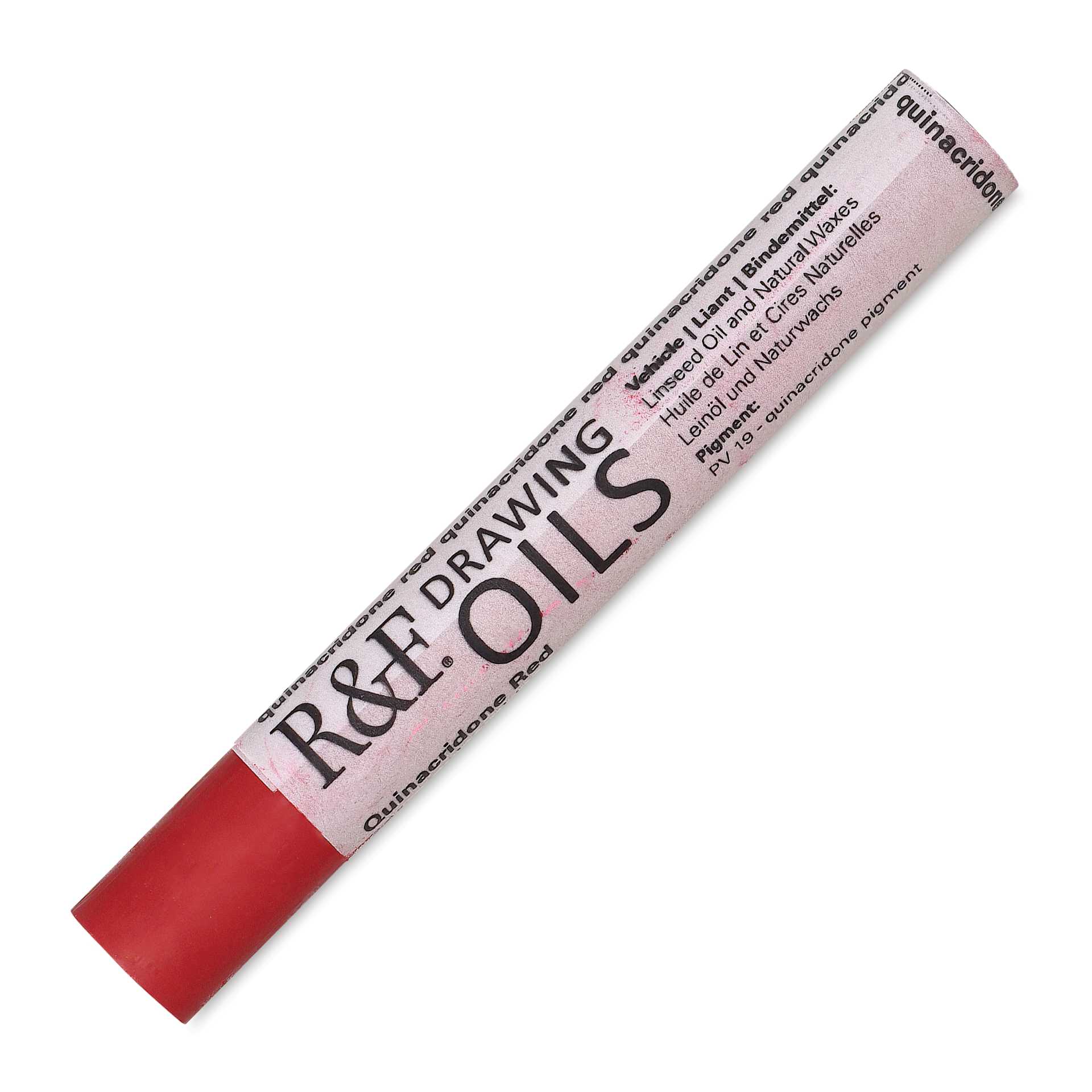 R&F Drawing Oil Stick - Quinacridone Red, 12 ml