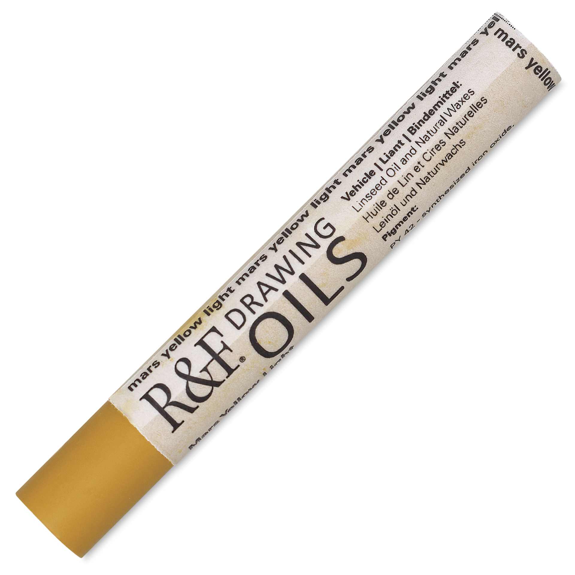 R&F Drawing Oil Stick - Mars Yellow Light, 12 ml