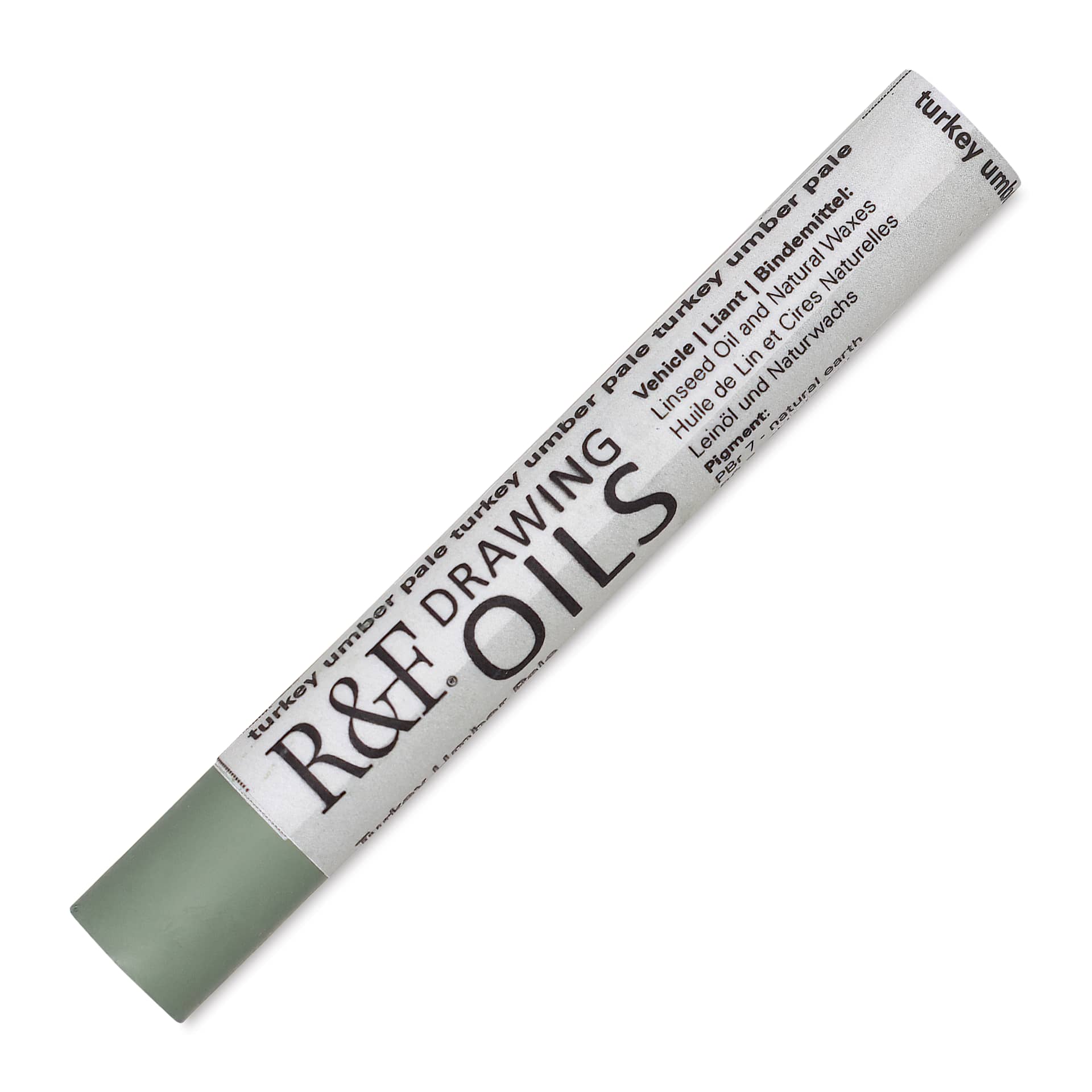 R&F Drawing Oil Stick - Turkey Umber Pale, 12 ml