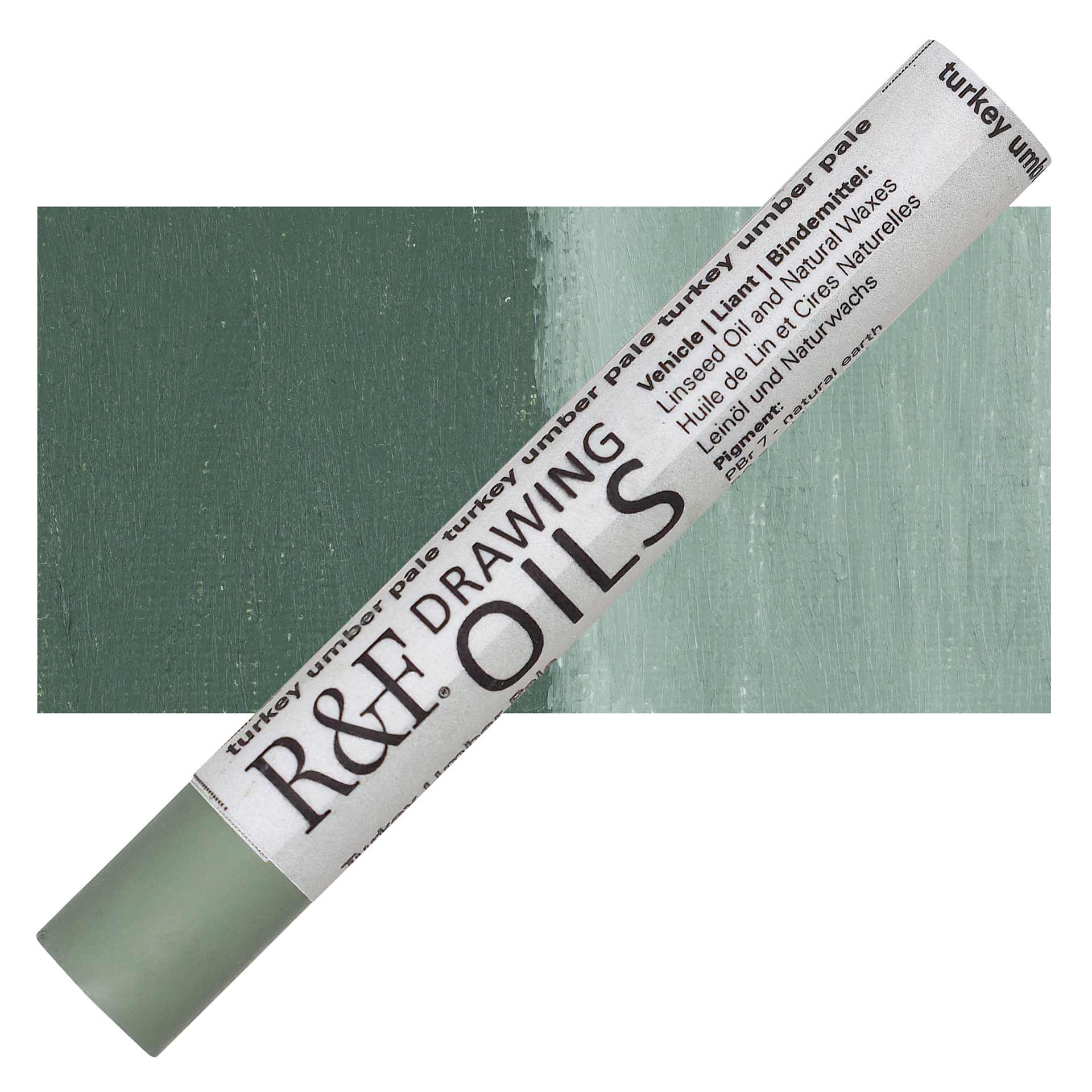 R&F Drawing Oil Stick - Turkey Umber Pale, 12 ml