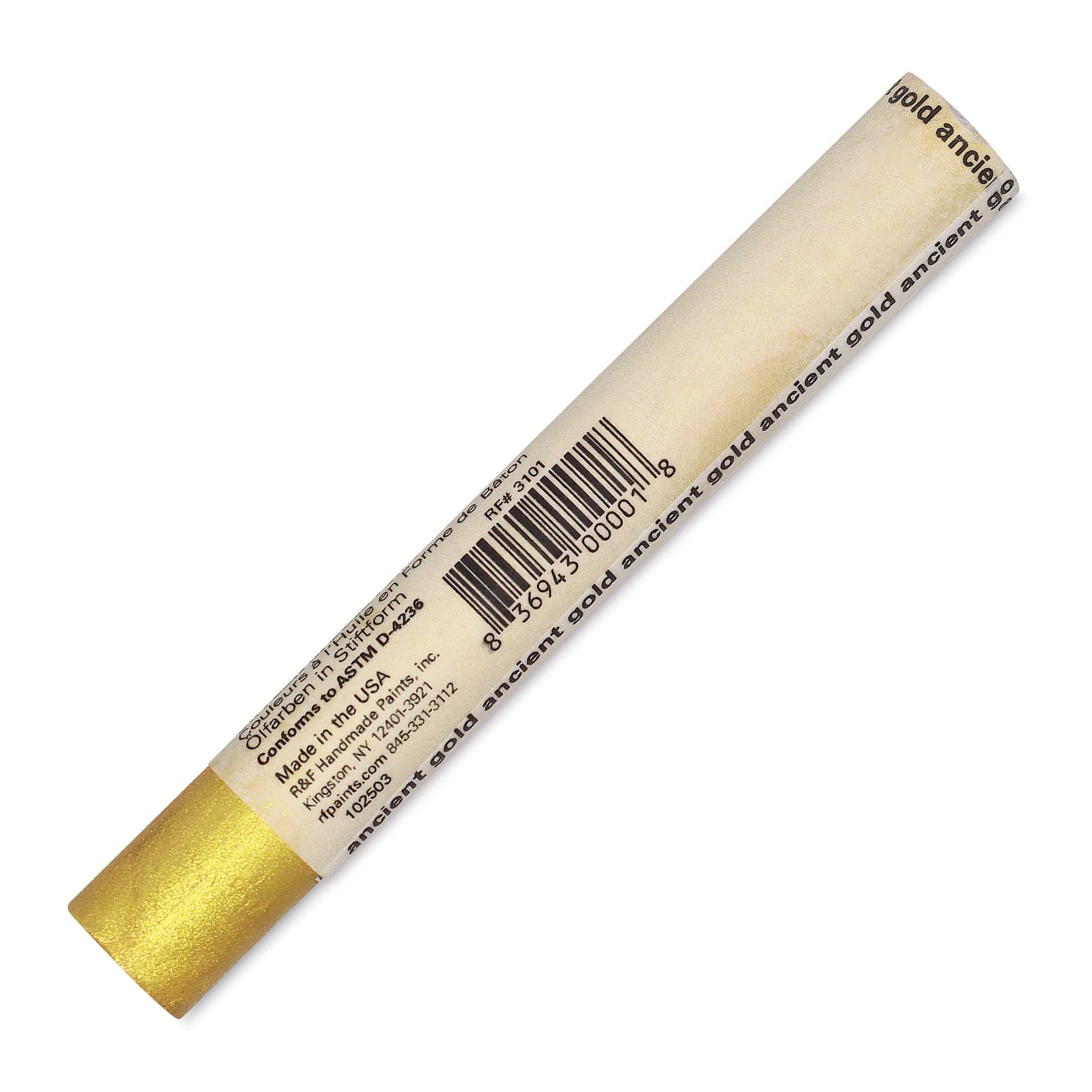 R&F Drawing Oil Stick - Ancient Gold, 12 ml