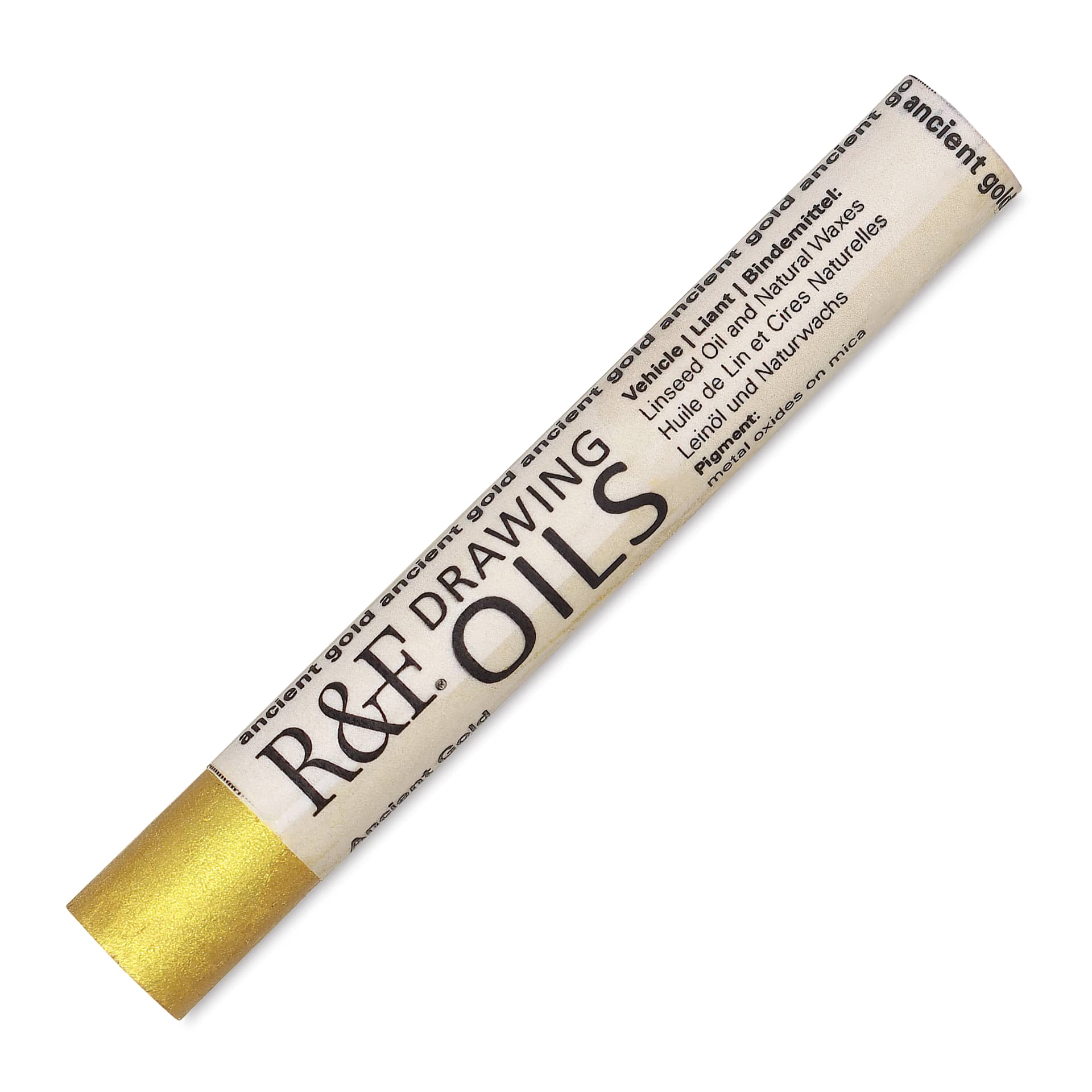 R&F Drawing Oil Stick - Ancient Gold, 12 ml