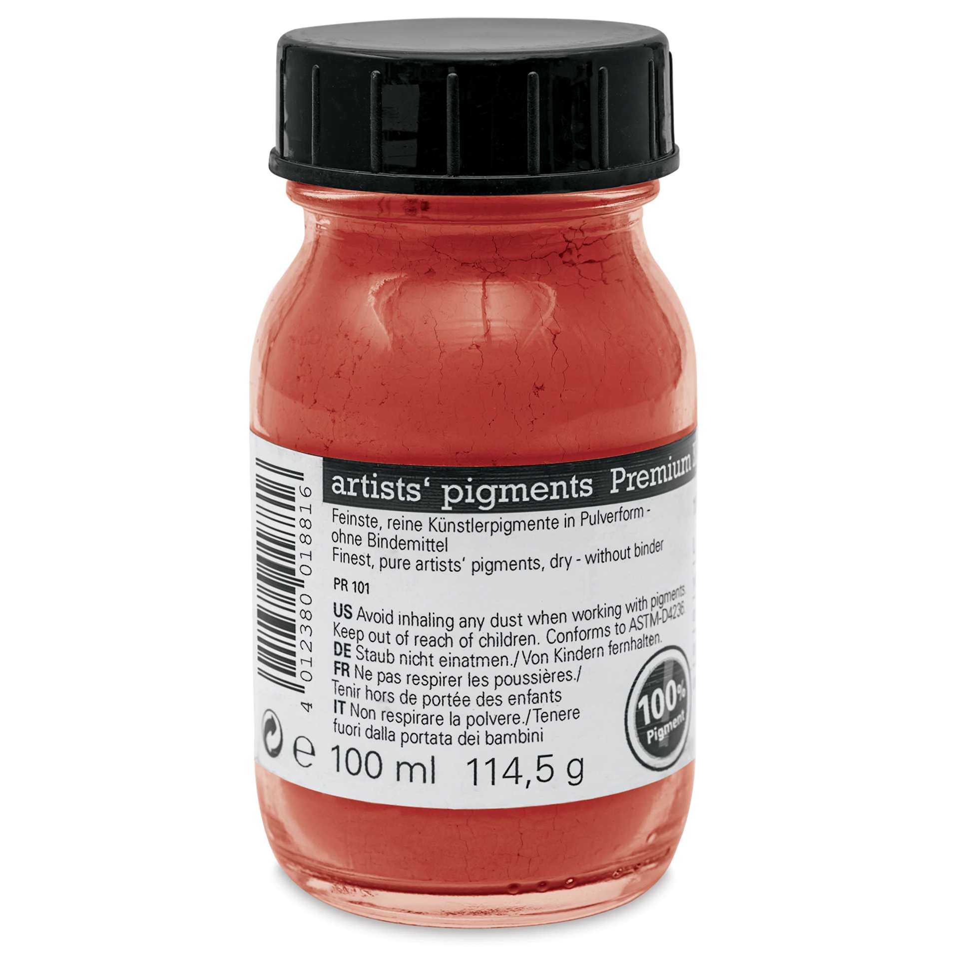 Schmincke Pigment - Pozzuoli Earth, 100 ml Jar back