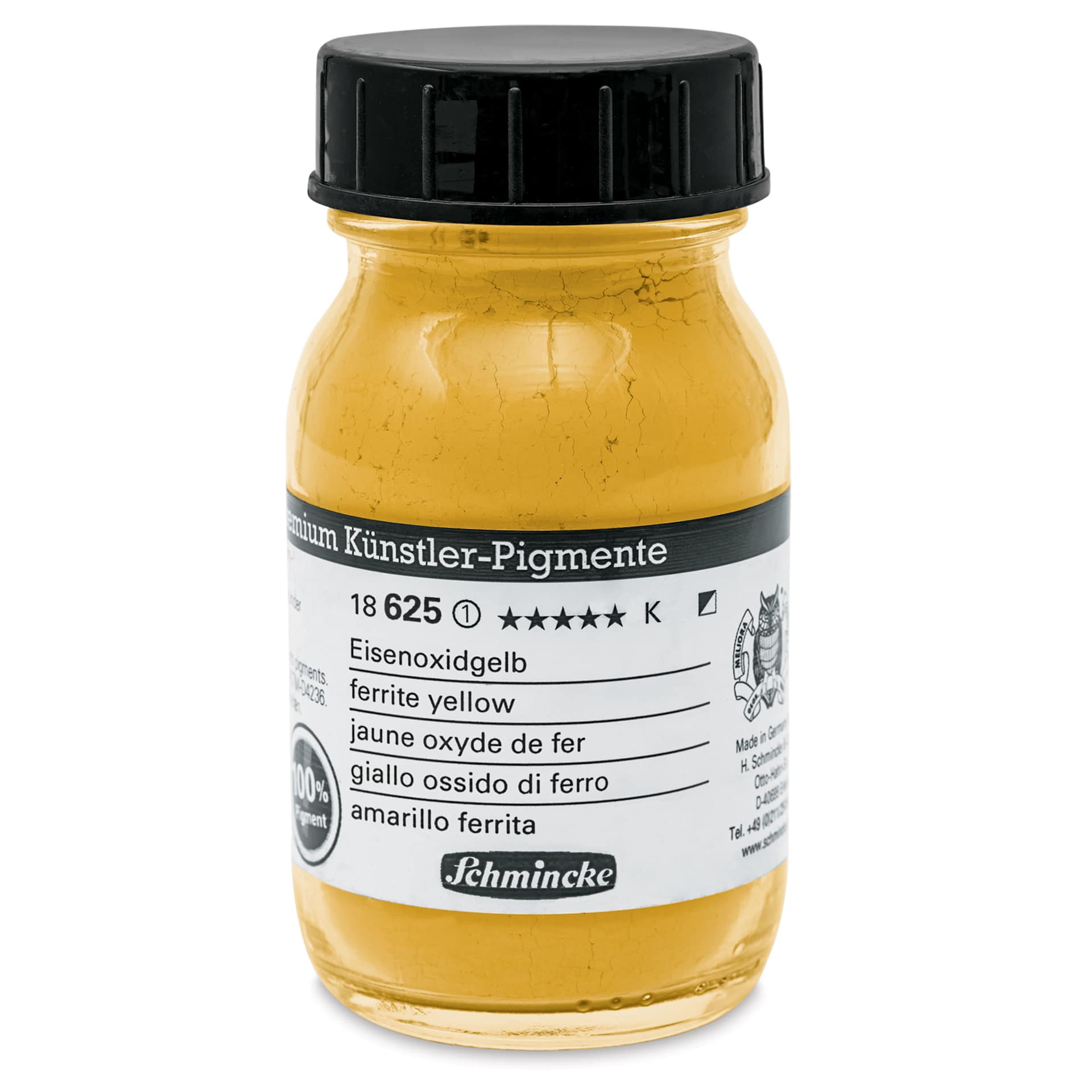 Schmincke Pigment - Ferrite Yellow, 100 ml Jar
