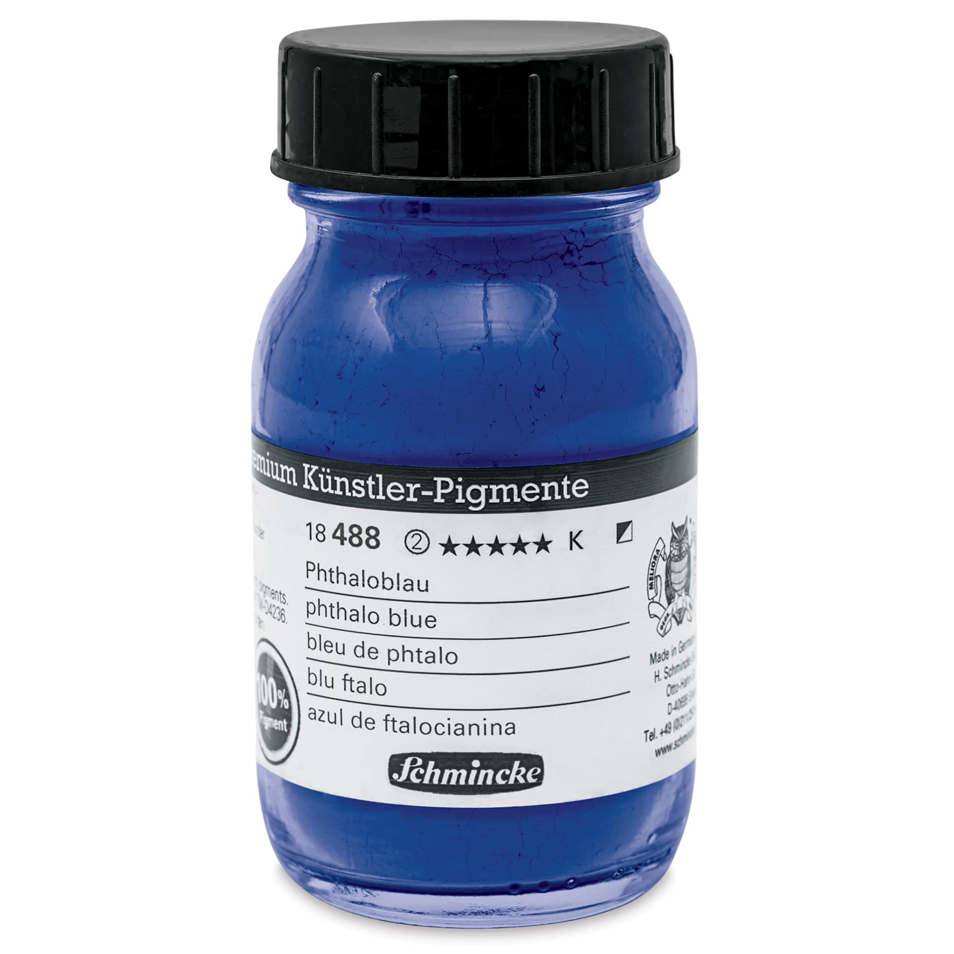 Schmincke Pigment - Phthalo Blue, 100 ml Jar