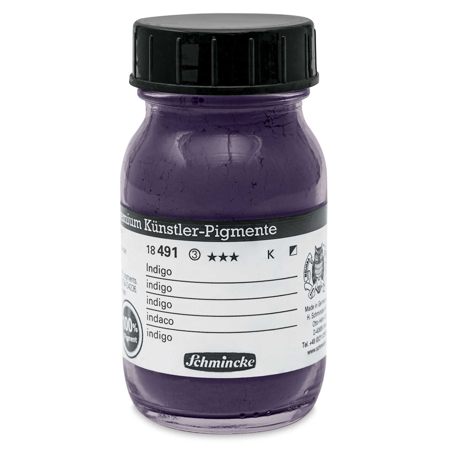 Schmincke Pigment - Indigo, 100 ml jar