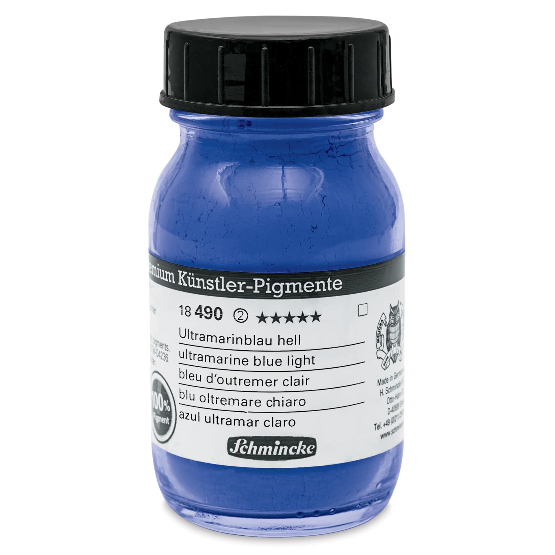 Schmincke Pigment - Ultramarine Blue Light, 100 ml Jar