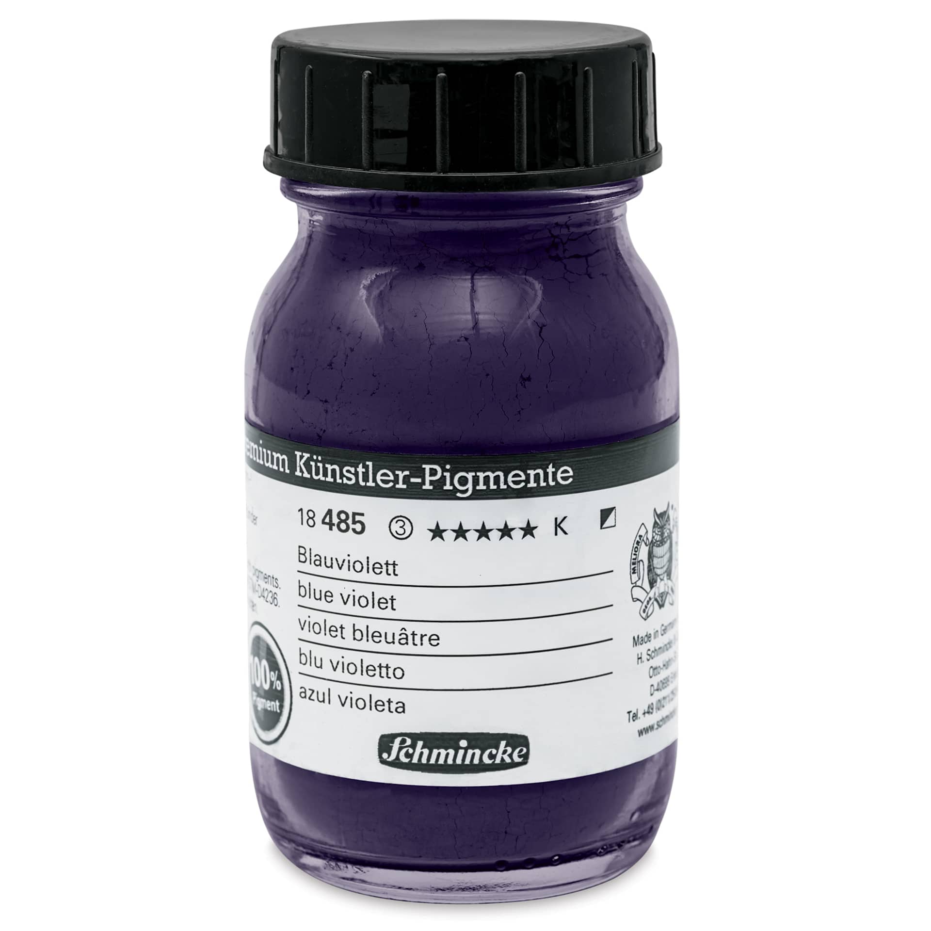 Schmincke Pigment - Blue Violet, 100 ml Jar