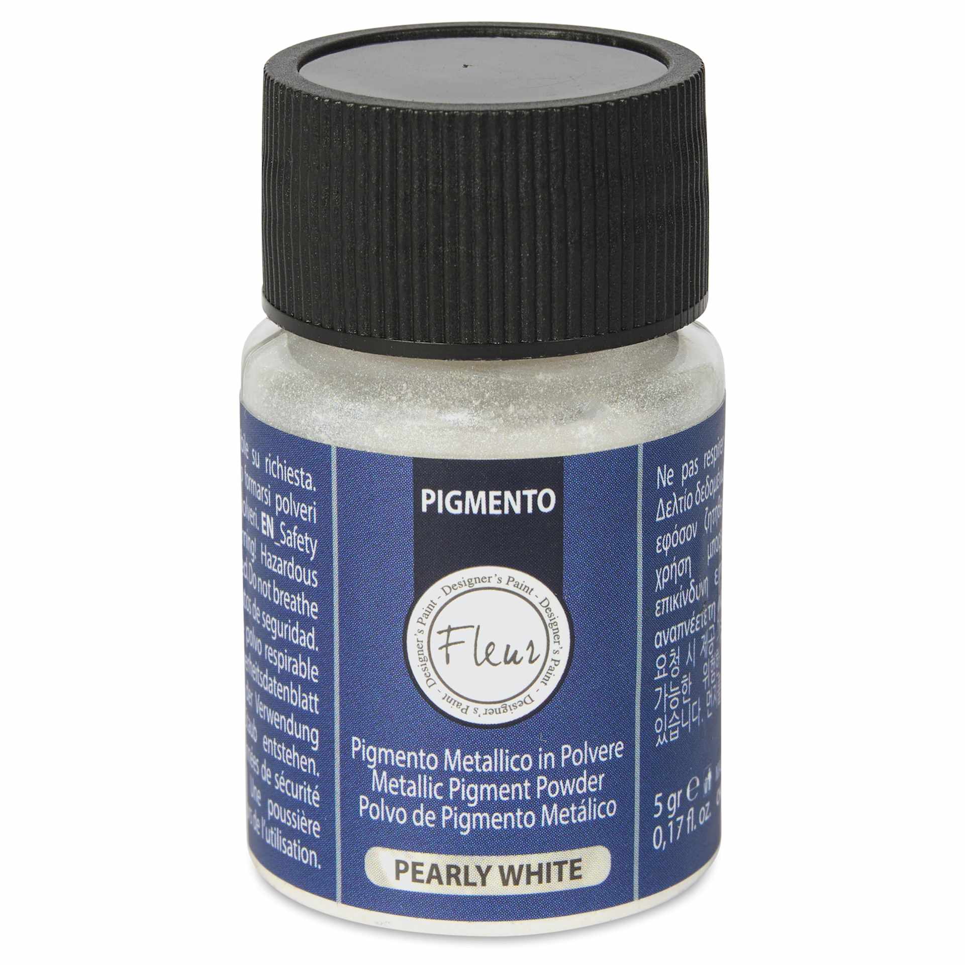 Fleur Powder Pigment - Pearly White (Metallic), 5 g