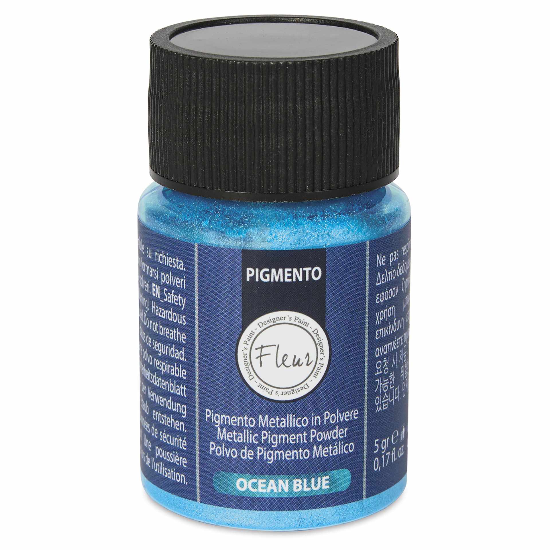 Fleur Powder Pigment - Ocean Blue (Metallic), 5 g