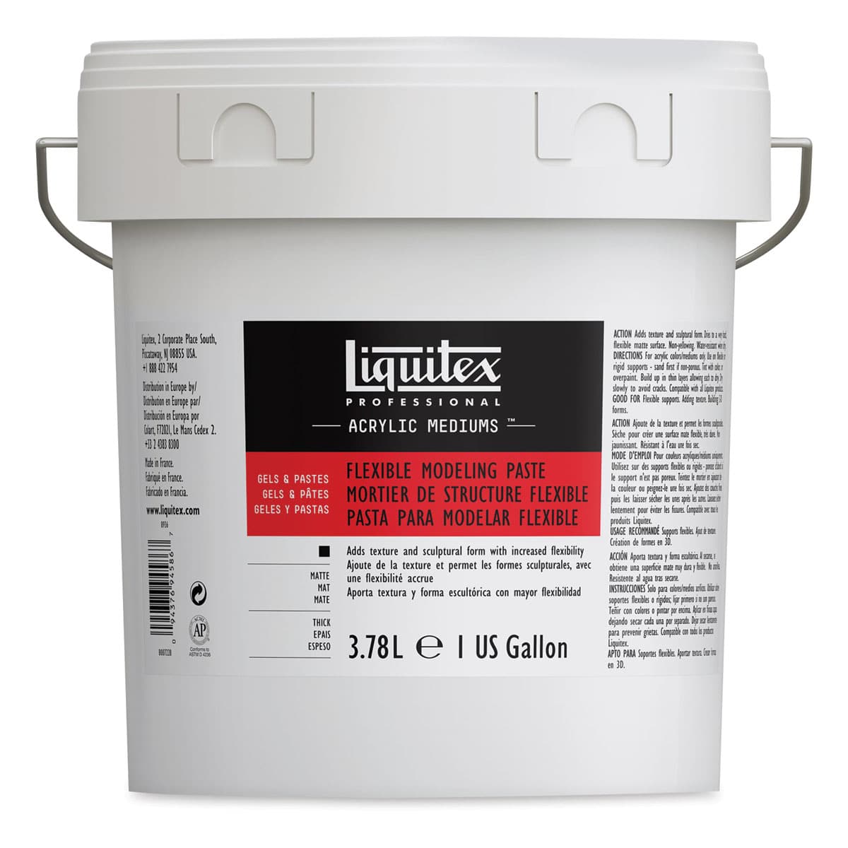 Liquitex Medium - Flexible Modeling Paste, 128 oz